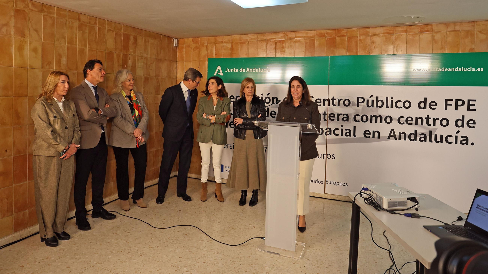 Presentación del proyecto de rehabilitación para adecuar el Centro FPE San Juan de Dios de Jerez en el futuro Centro de Referencia Aeroespacial de Andalucía