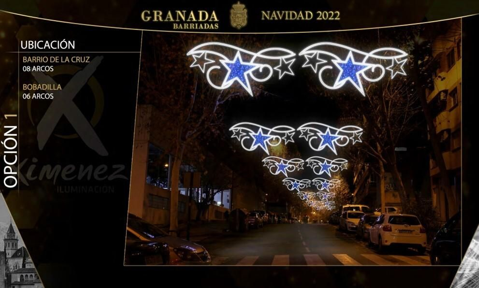 Estas son las luces de Navidad de los barrios de Granada, calle por calle