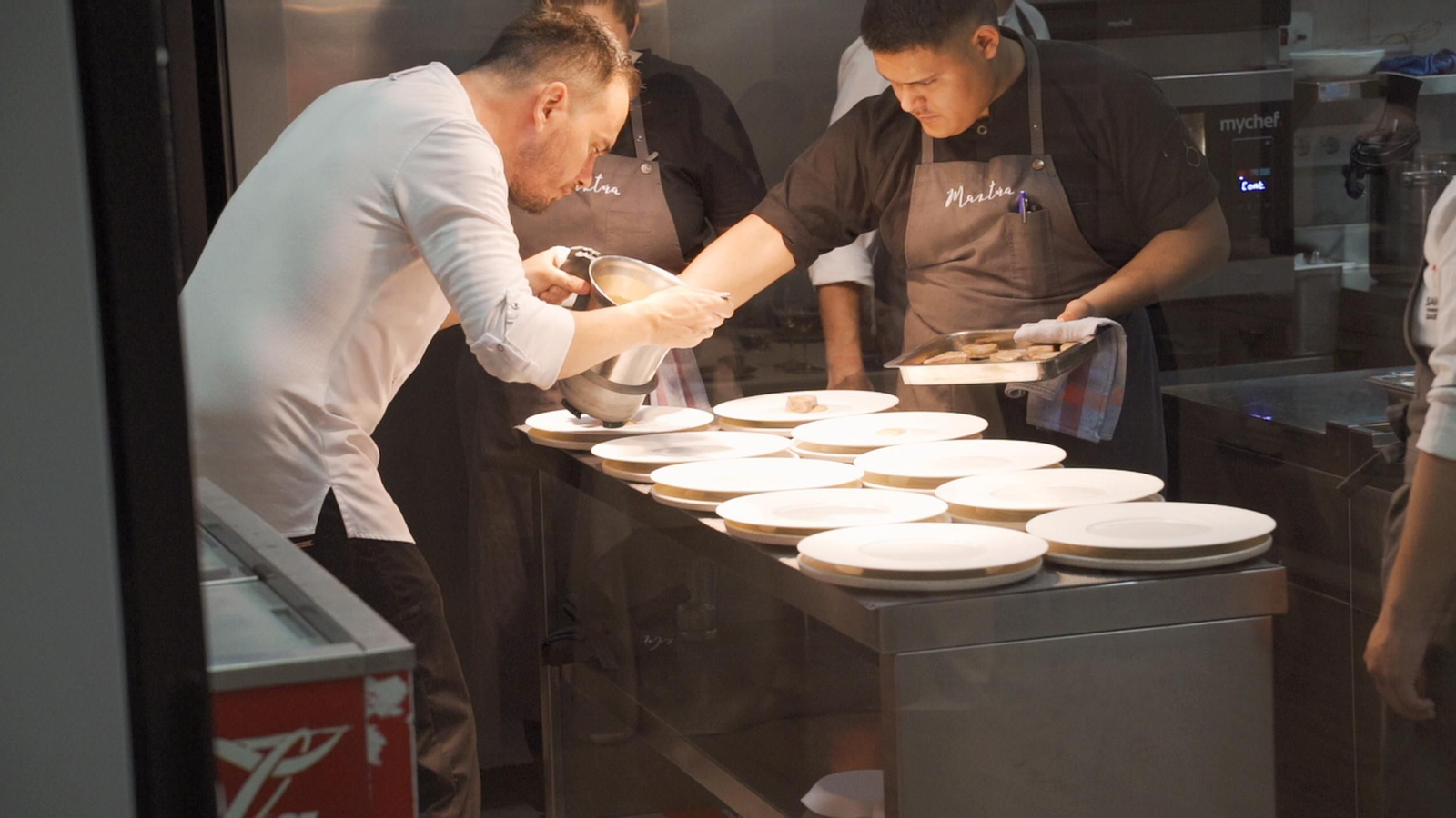 Una de las preparaciones.