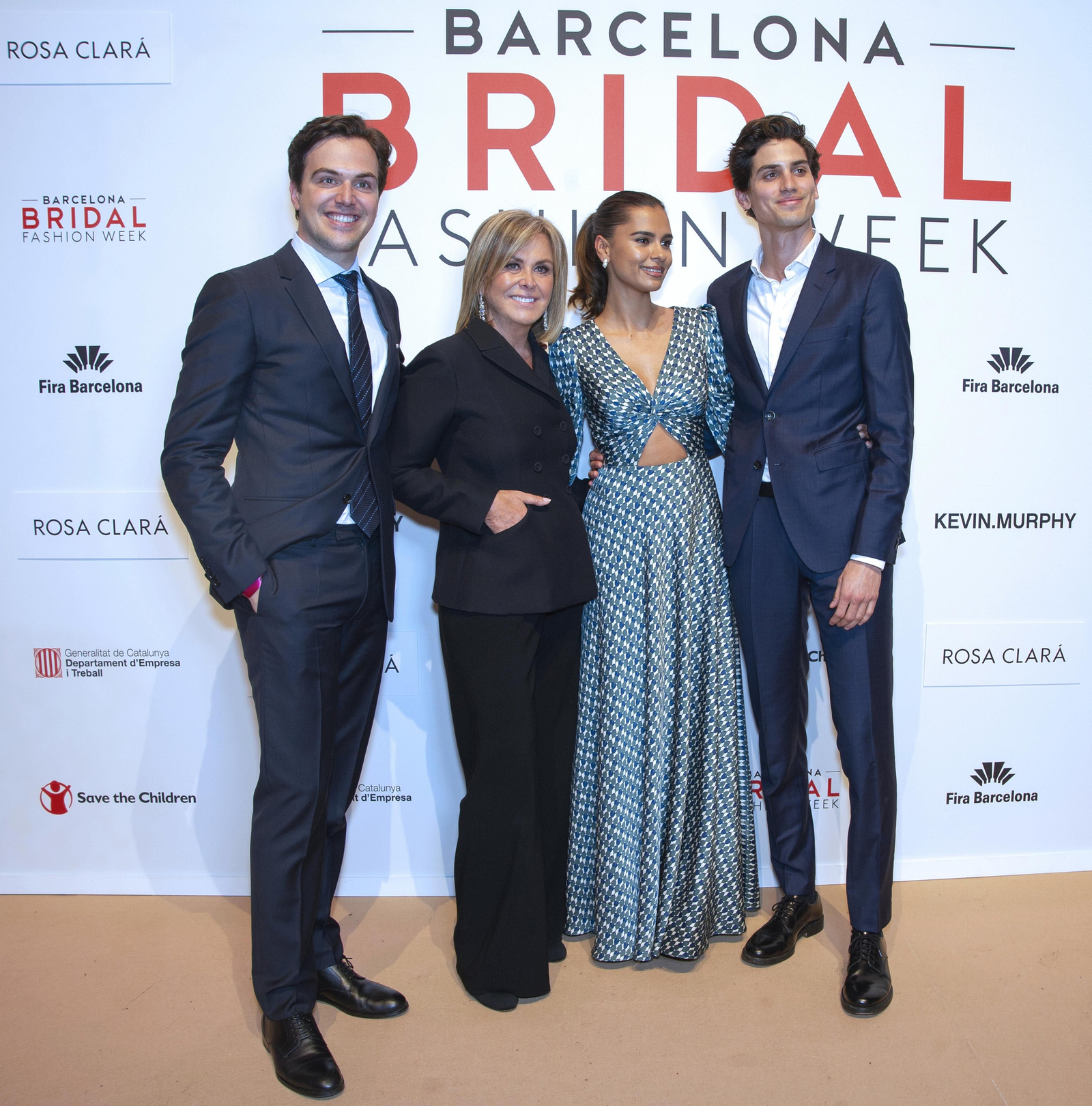 Dani Clará y su madre, Rosa Clará, con la 'influencer' Emitaz y su pareja, Gerard Sabé.