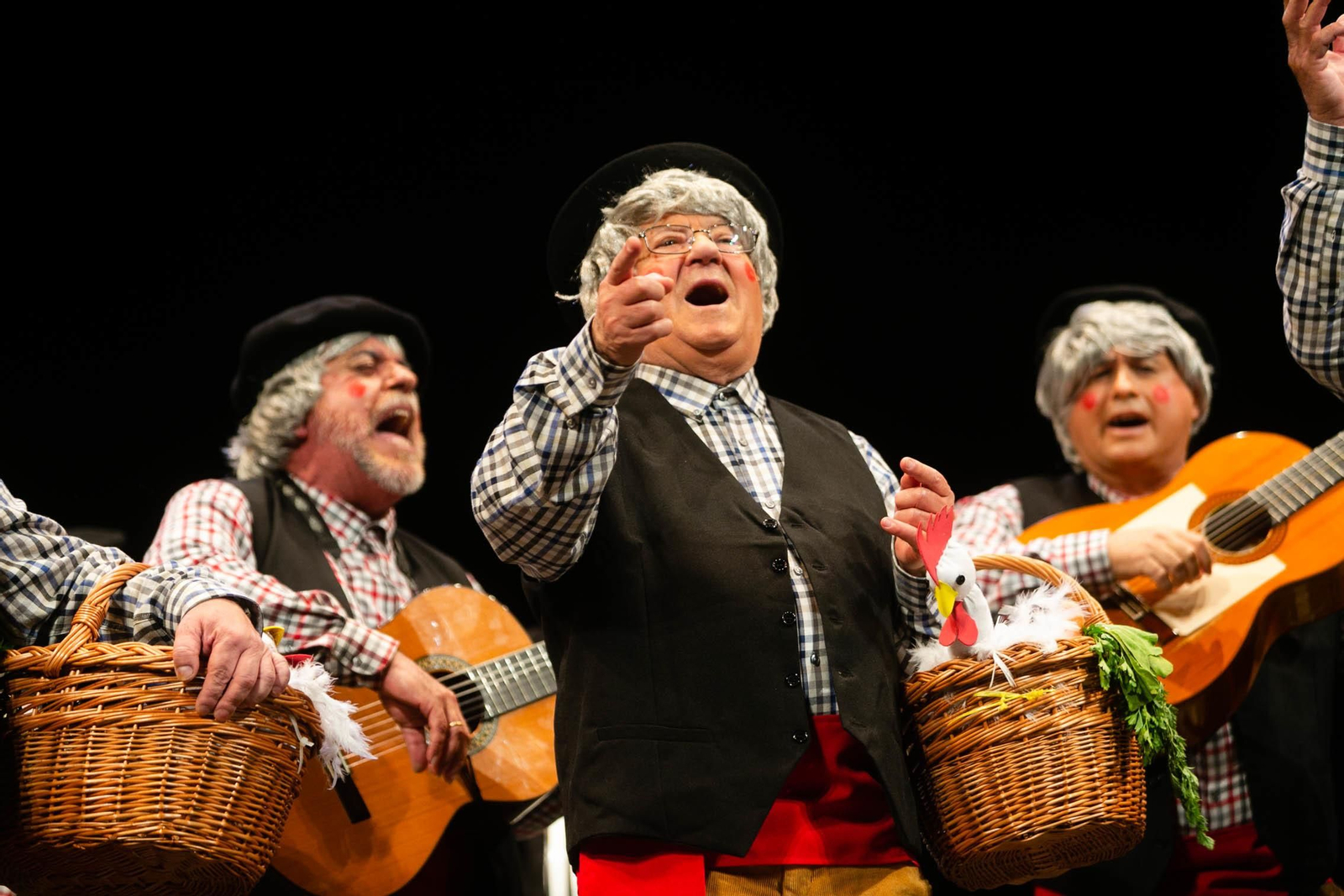 Actuación de la chirigota 'La ciudad no es para mi'.