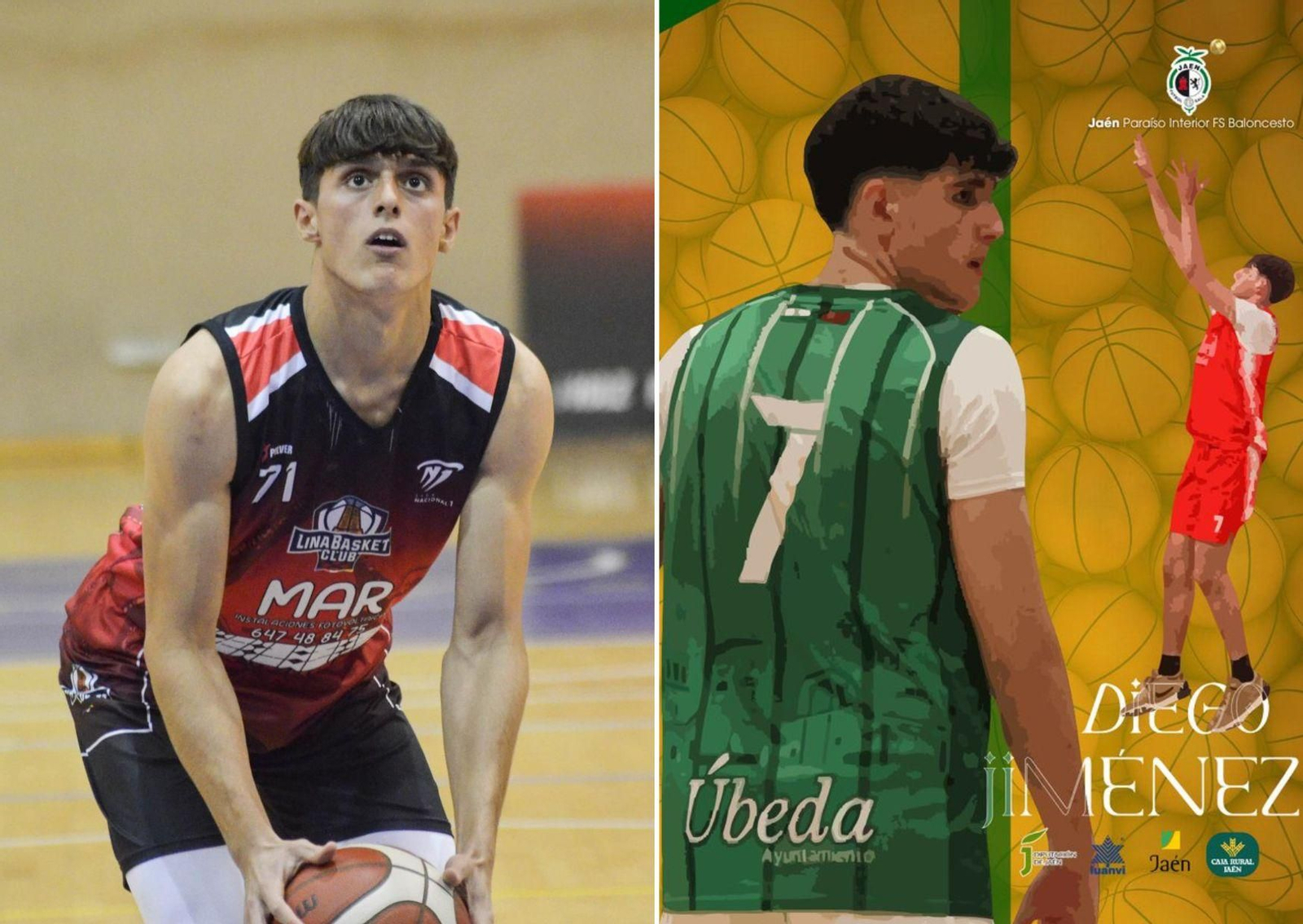 Mesbeiler, izquierda, y Diego Jiménez, derecha, nuevos fichajes del conjunto amarillo.