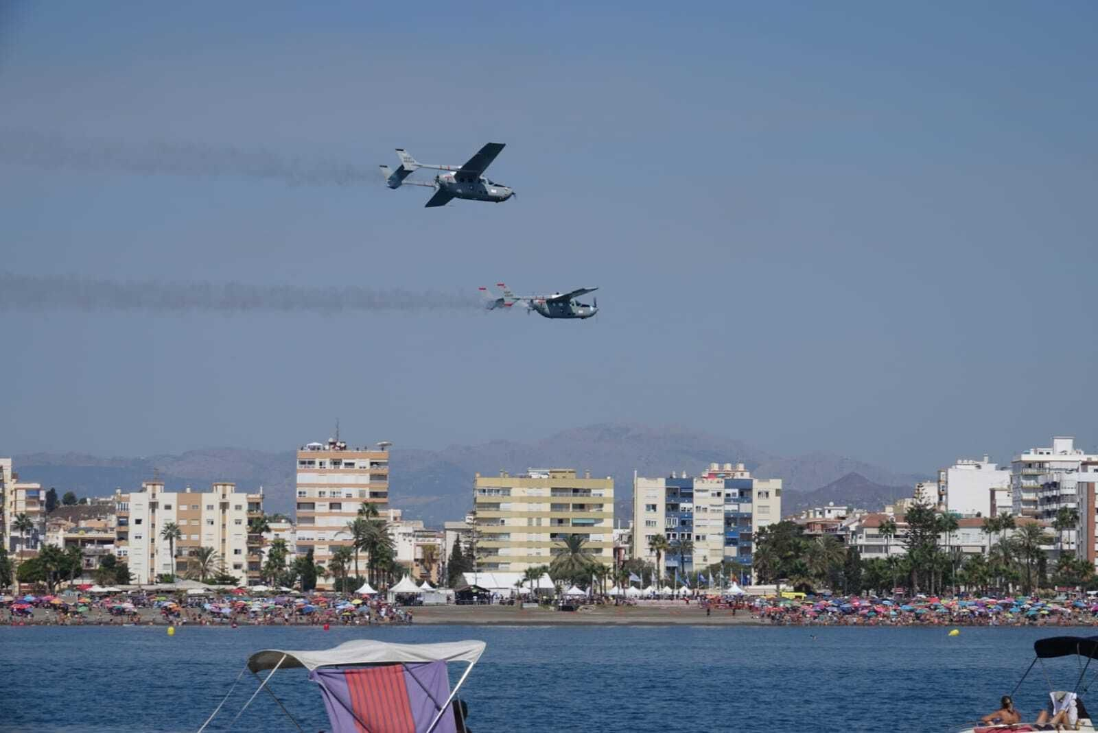 El Festival 'Air Show' de Torre del Mar, en fotos