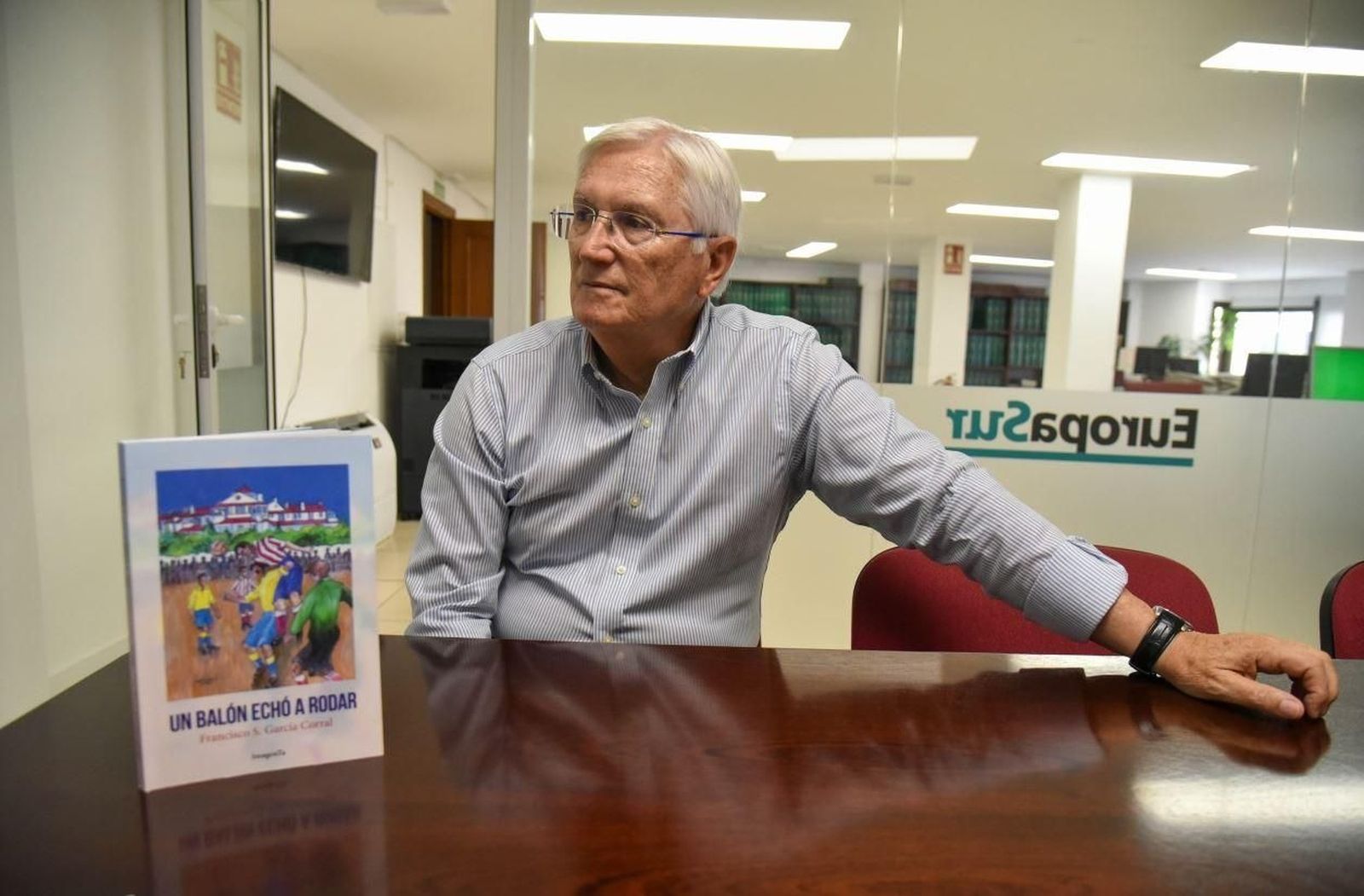 García Corral, en una visita reciente a 'Europa Sur'.