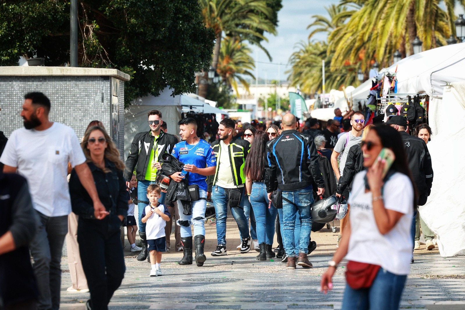 Las imágenes del viernes de Motorada en El Puerto por el Gran Premio de Motociclismo de Jerez 2024