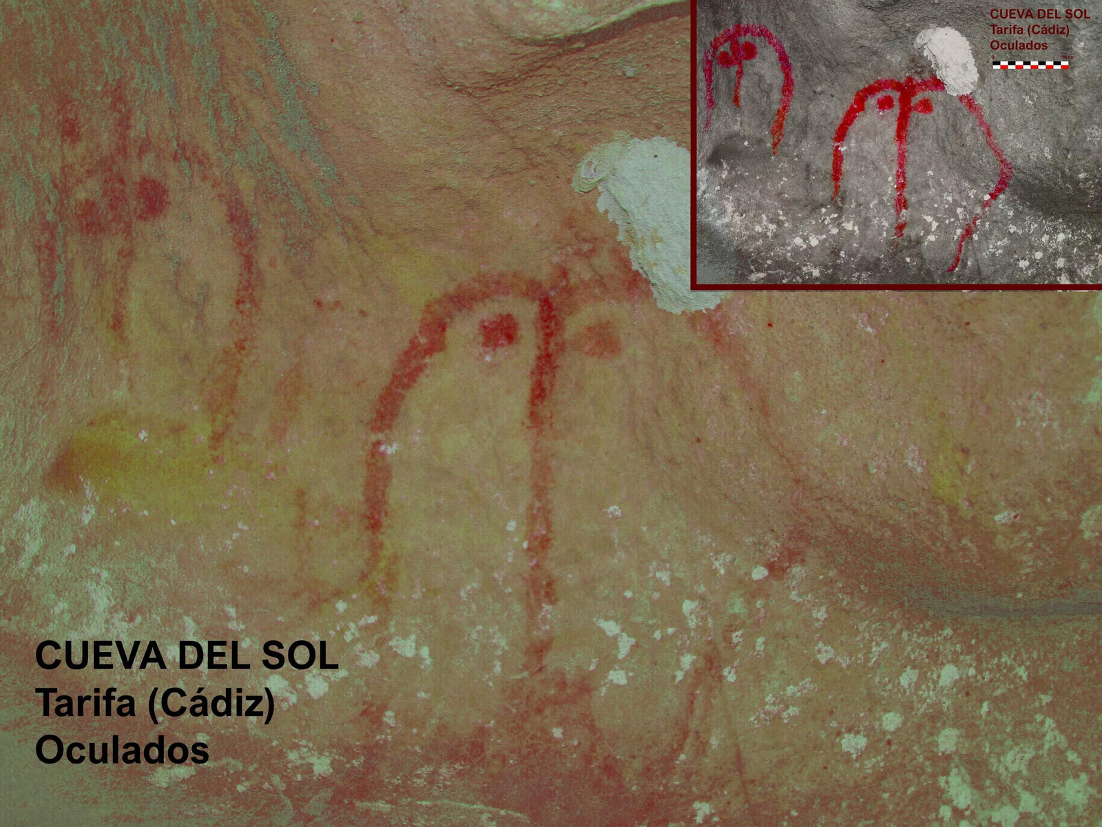 Oculados de la cueva del Sol, Tarifa.