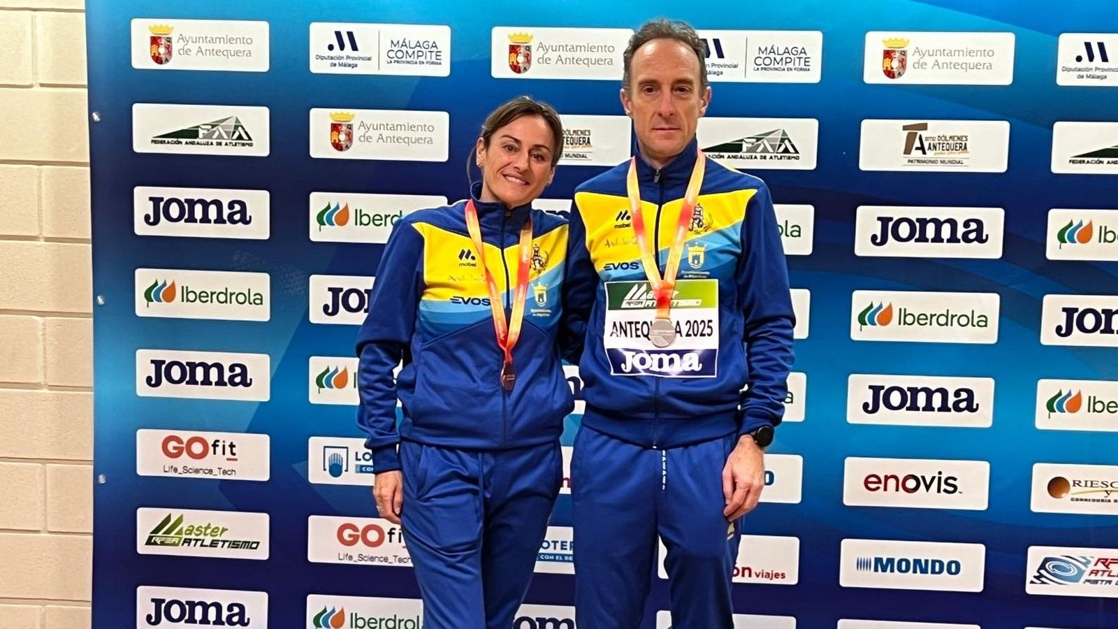 Fátima Porras y Fidel Ruiz, medallistas del Bahía de Algeciras.