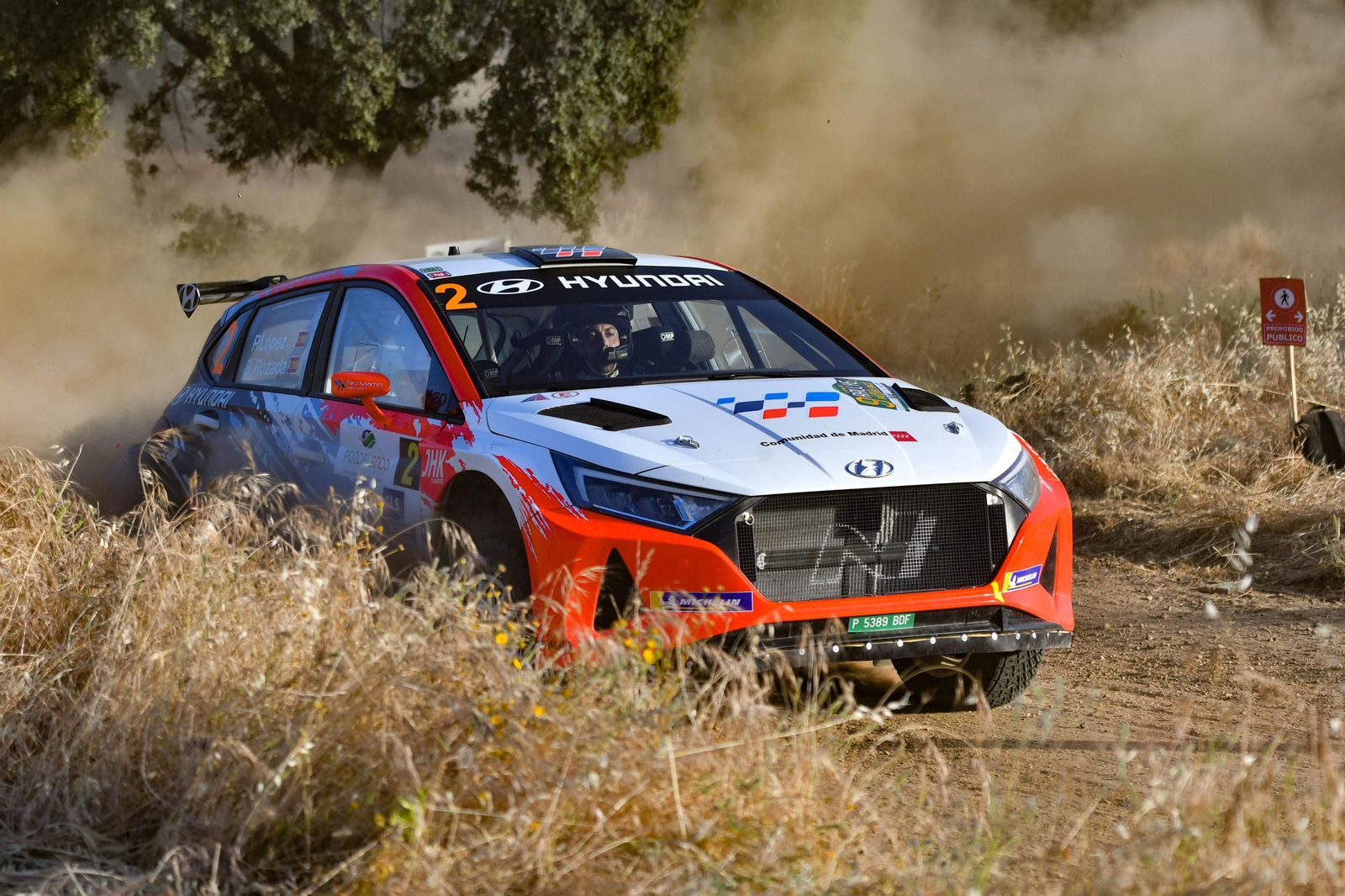 Pepe López, ausente en esta edición, durante el rallye de Pozoblanco de 2022. Pepe López, ausente en esta edición, durante el rallye de Pozoblanco de 2022.