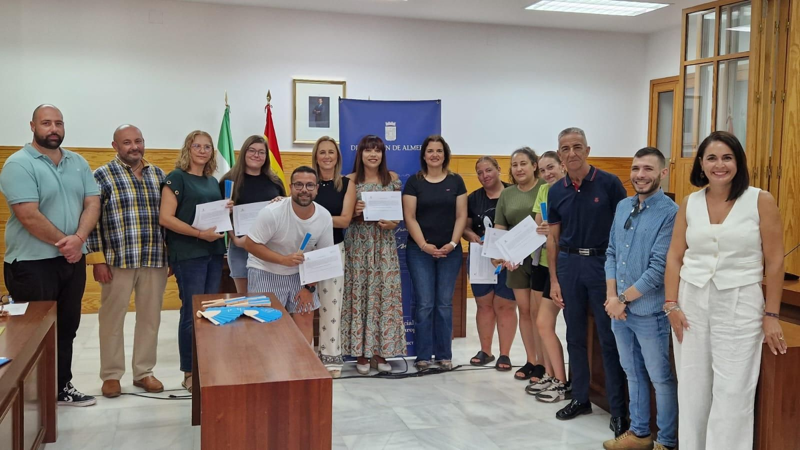 Entrega de diplomas en Benahadux.