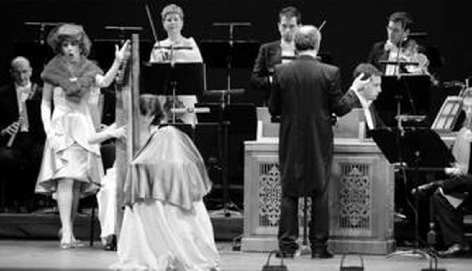 Un momento de la representación de 'L'Orfeo' el sábado en el Teatro Villamarta.