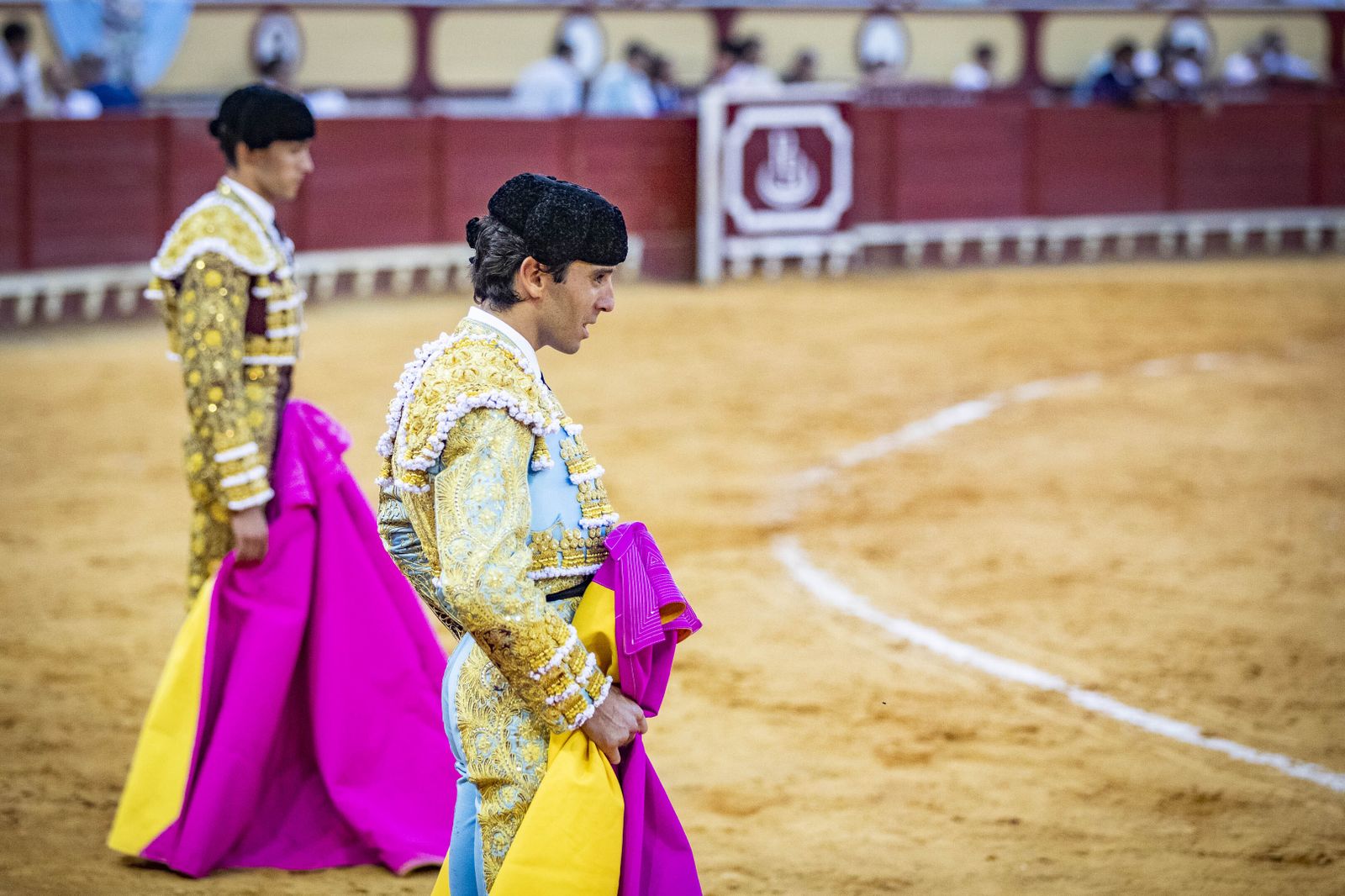 Daniel Crespo, Manzanares y Juan Ortega, en la plaza de toros de El Puerto