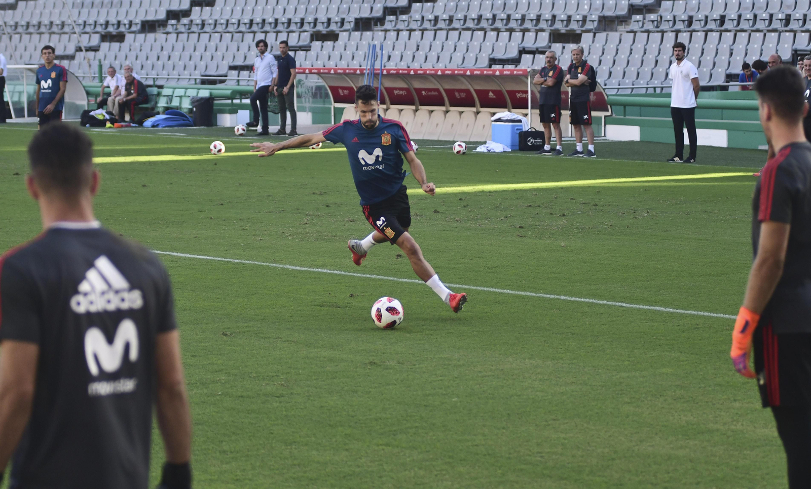 Entrenamiento de la selección sub-21 en El Arcángel