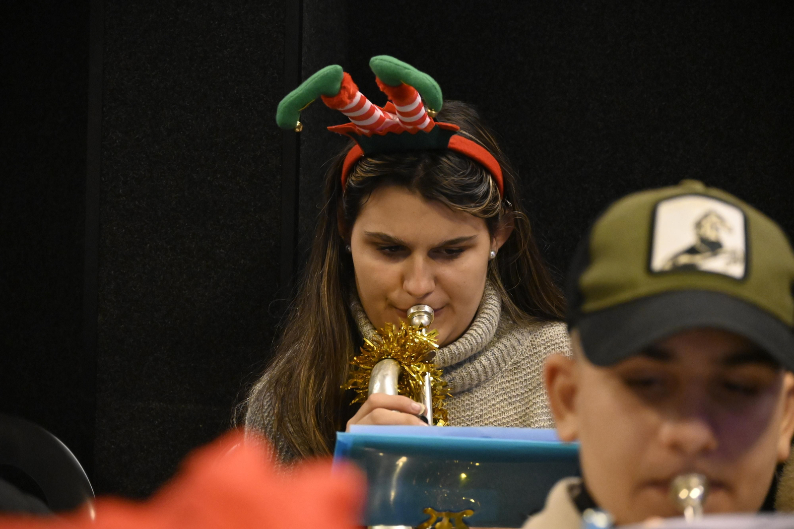 Ensayo preparatorio de la AM Santa Cruz para la cabalgata de Reyes Magos, en Imágenes