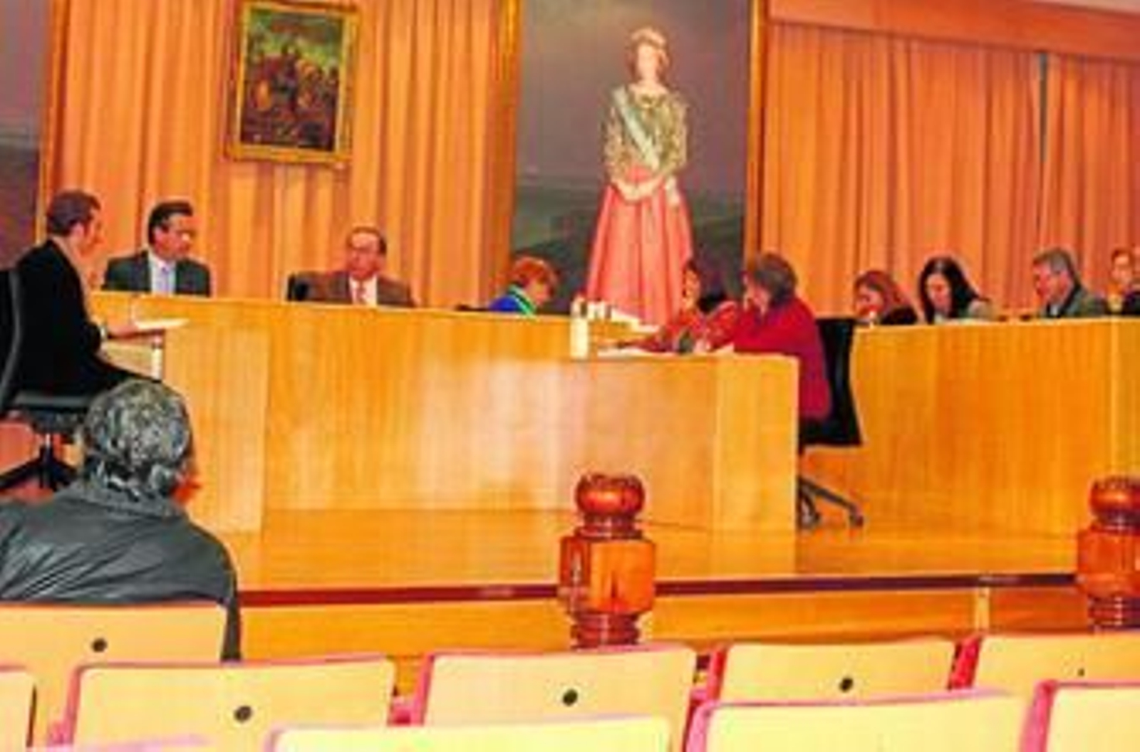 Un momento del Pleno del Ayuntamiento de Vélez celebrado ayer.