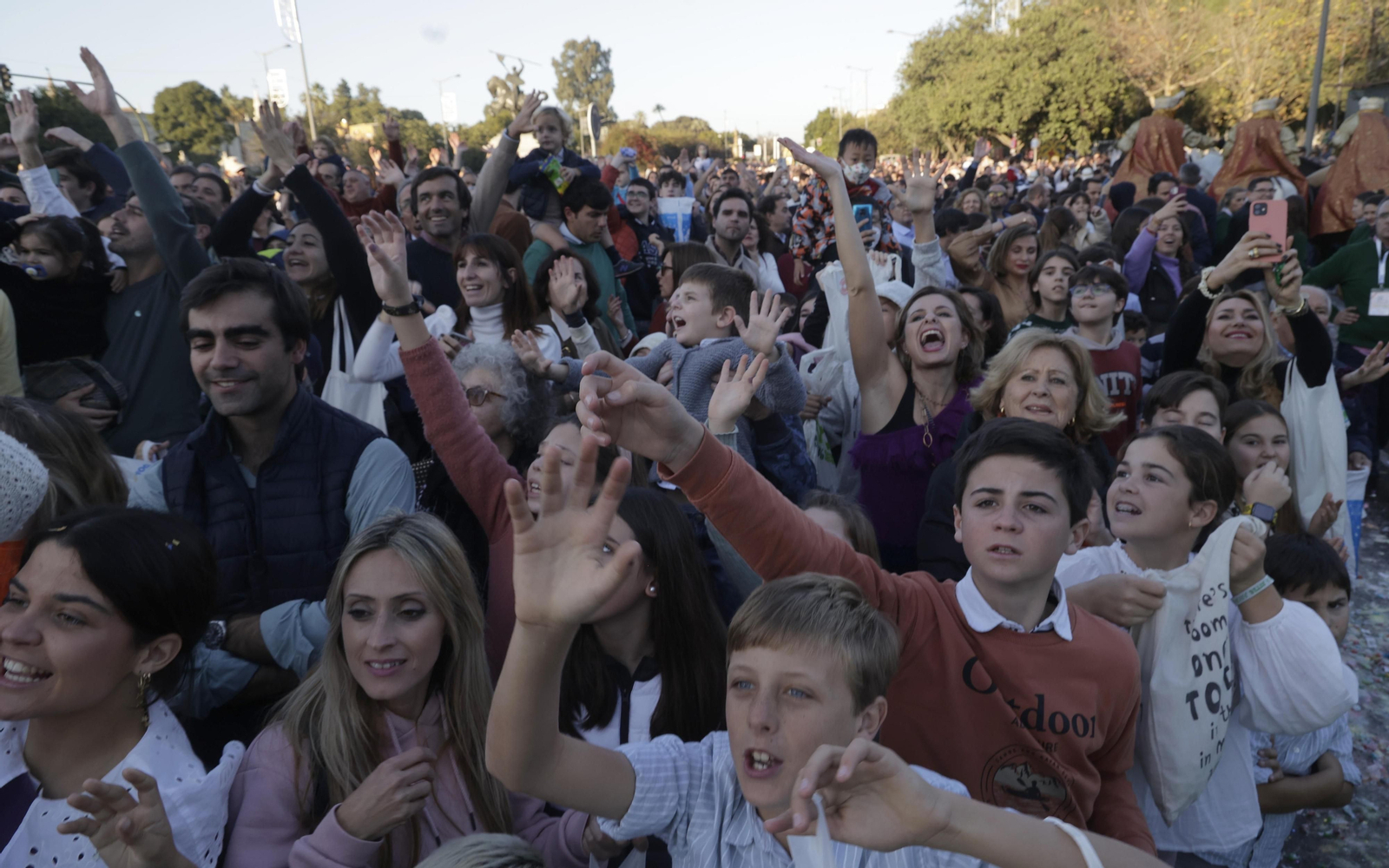 Las imágenes de la Cabalgata de los Reyes Magos en Sevilla