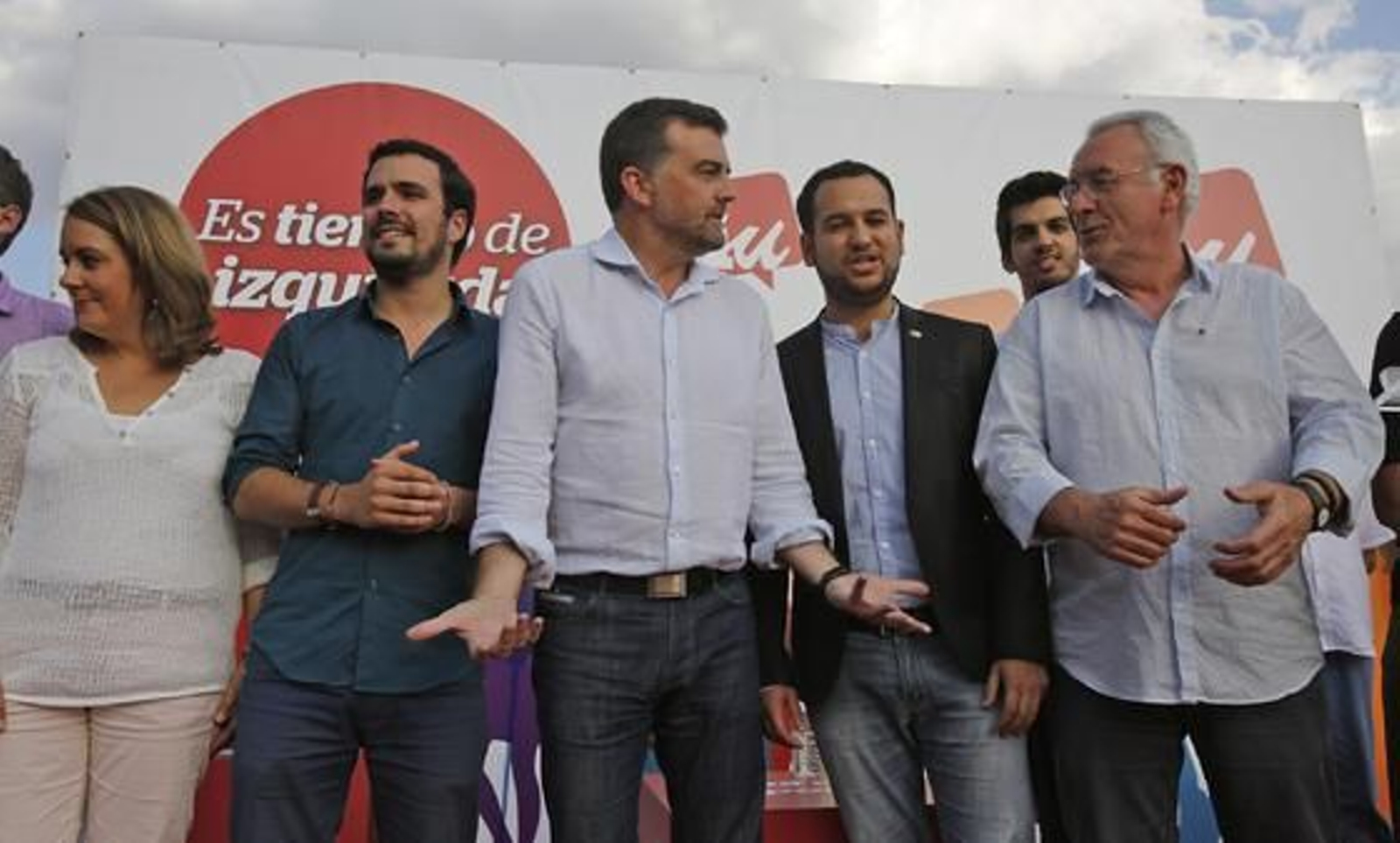 Cierre de campaña del candidato del IU, Daniel González Rojas.

Foto: Antonio Pizarro