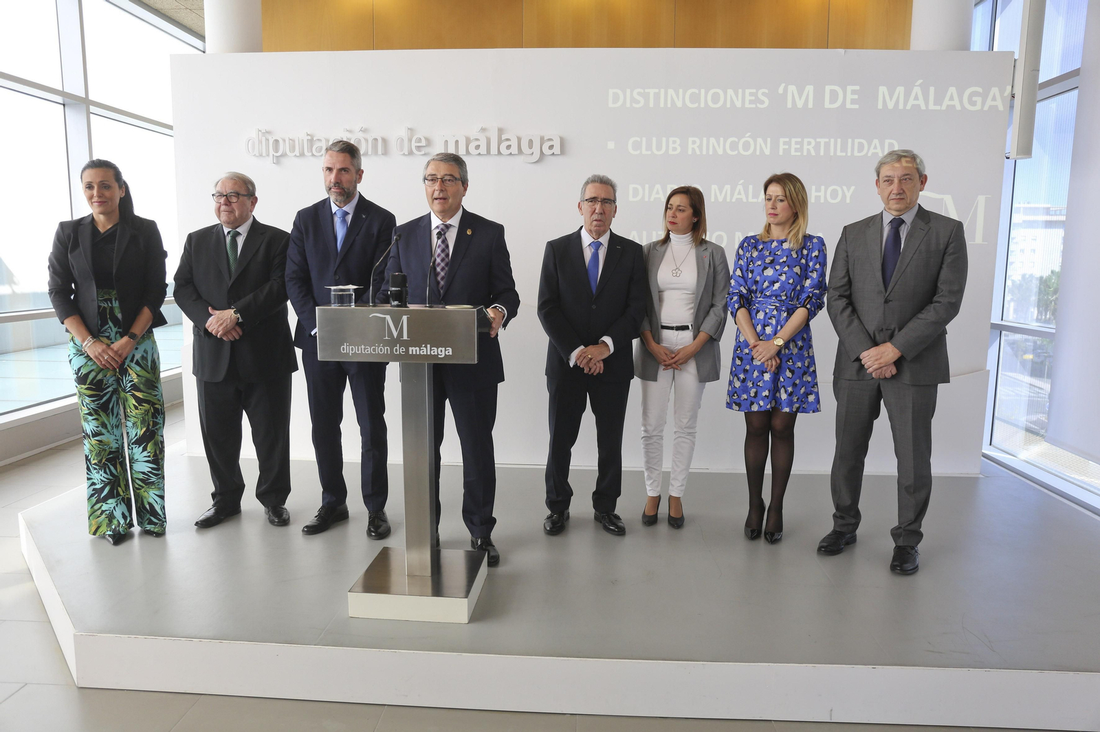 Las fotos de las distinciones 'M de Málaga' con motivo del Día de Andalucía en la Diputación de Málaga