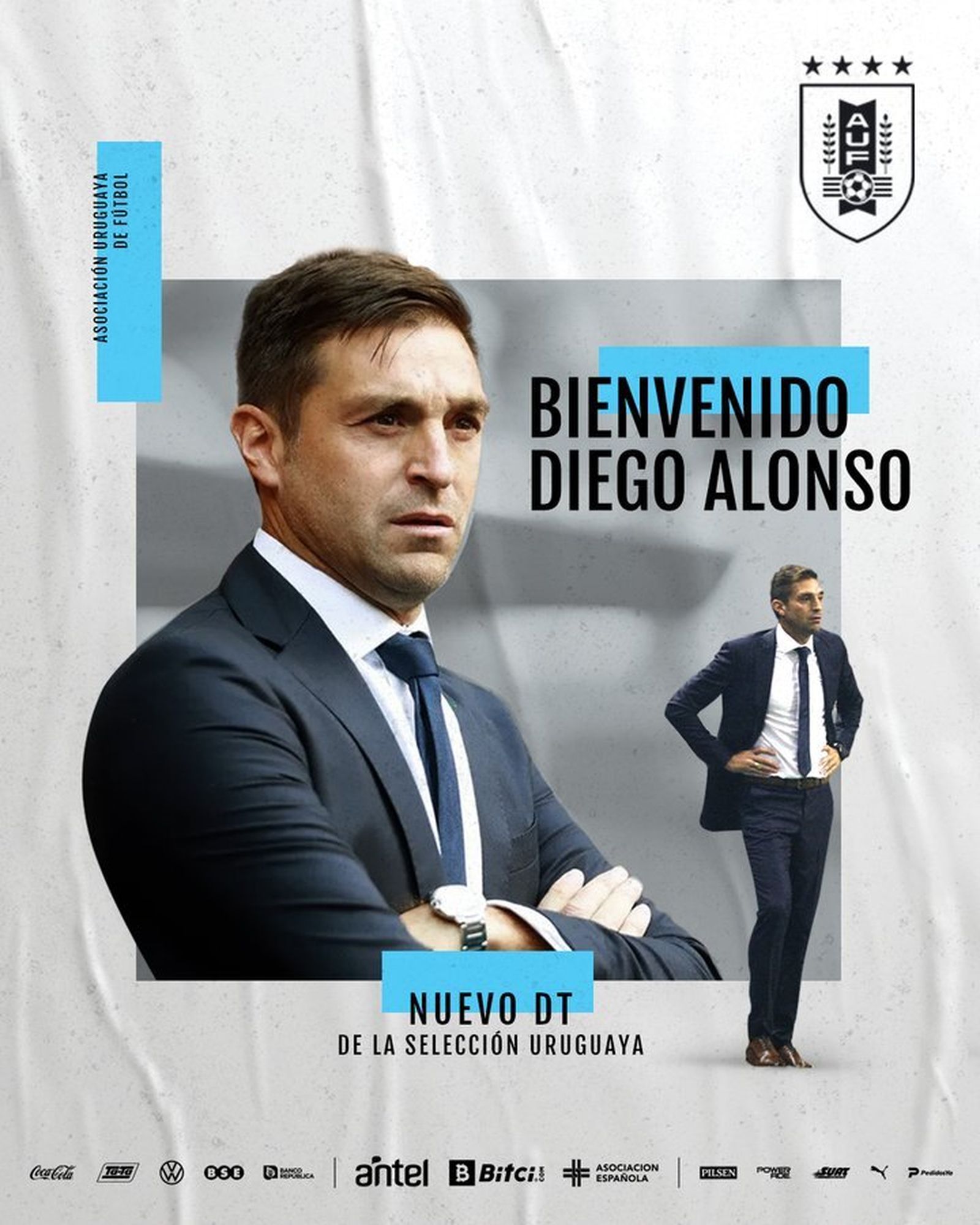 Diego Alonso, nuevo seleccionador de Uruguay.
