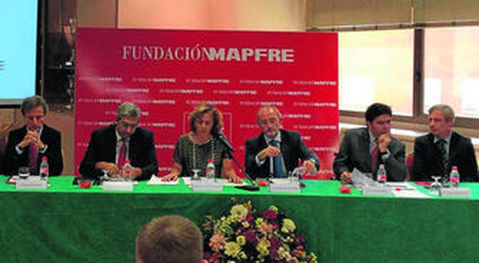 María Dolores de Pablo-Blanco, Gonzalo Rivas, Luis Ángel Schweizer, Fernando Garrido y Francisco Fernández.