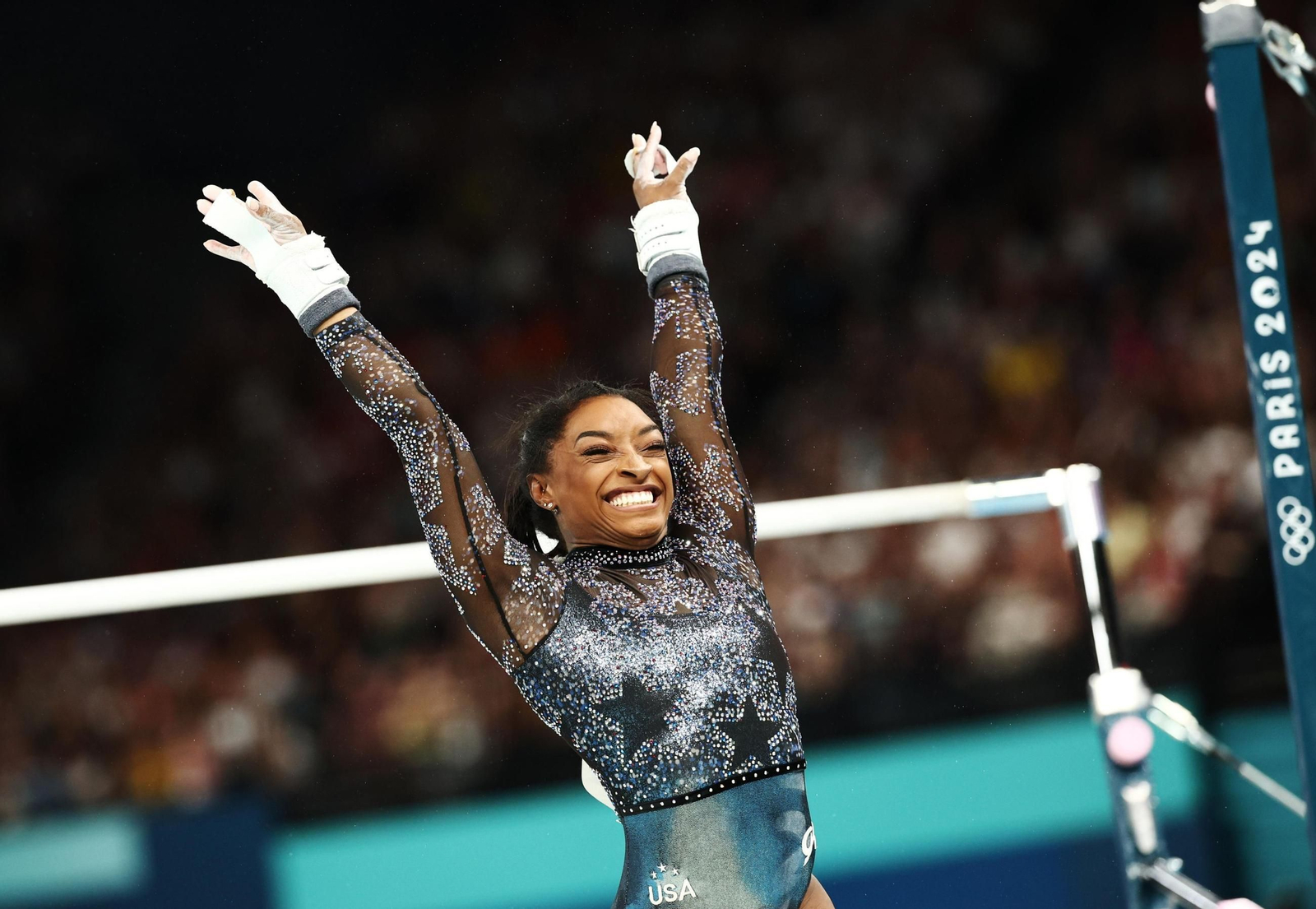 Las fotos de la primera actuación se Simone Biles en los Juegos Olímpicos de París