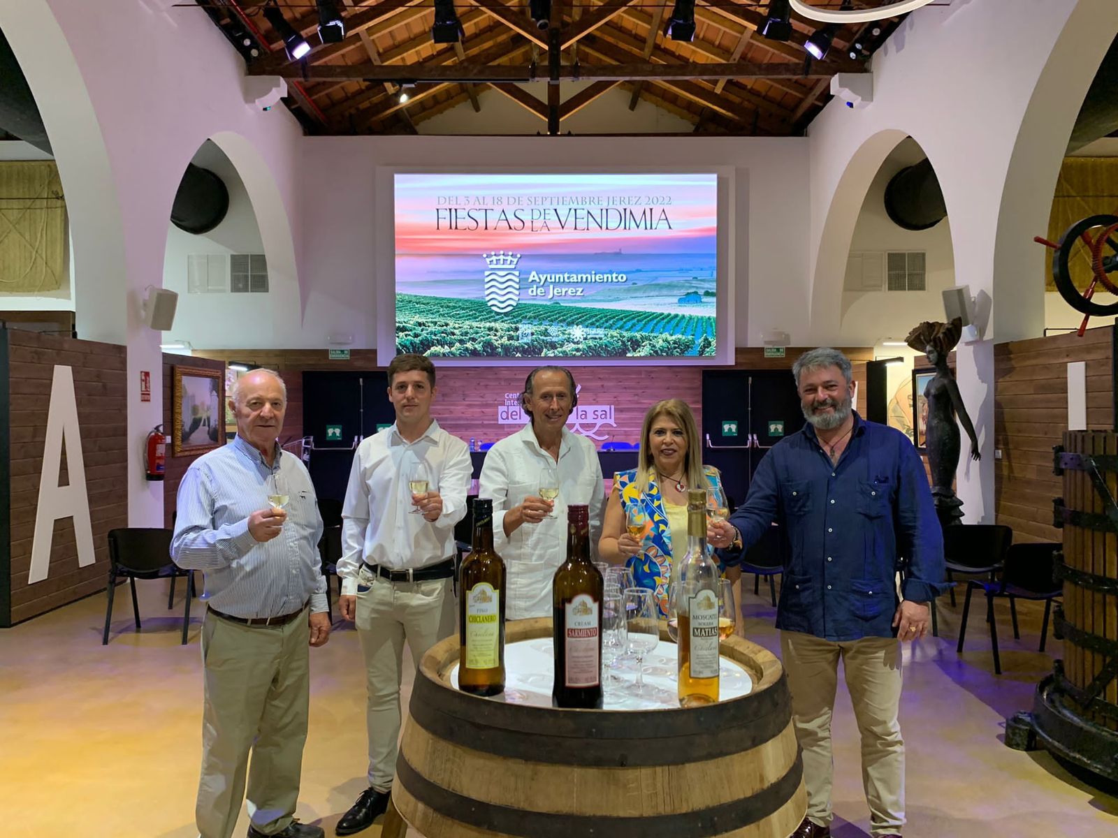 Presentación en Chiclana de las Fiestas de la Vendimia 2022.