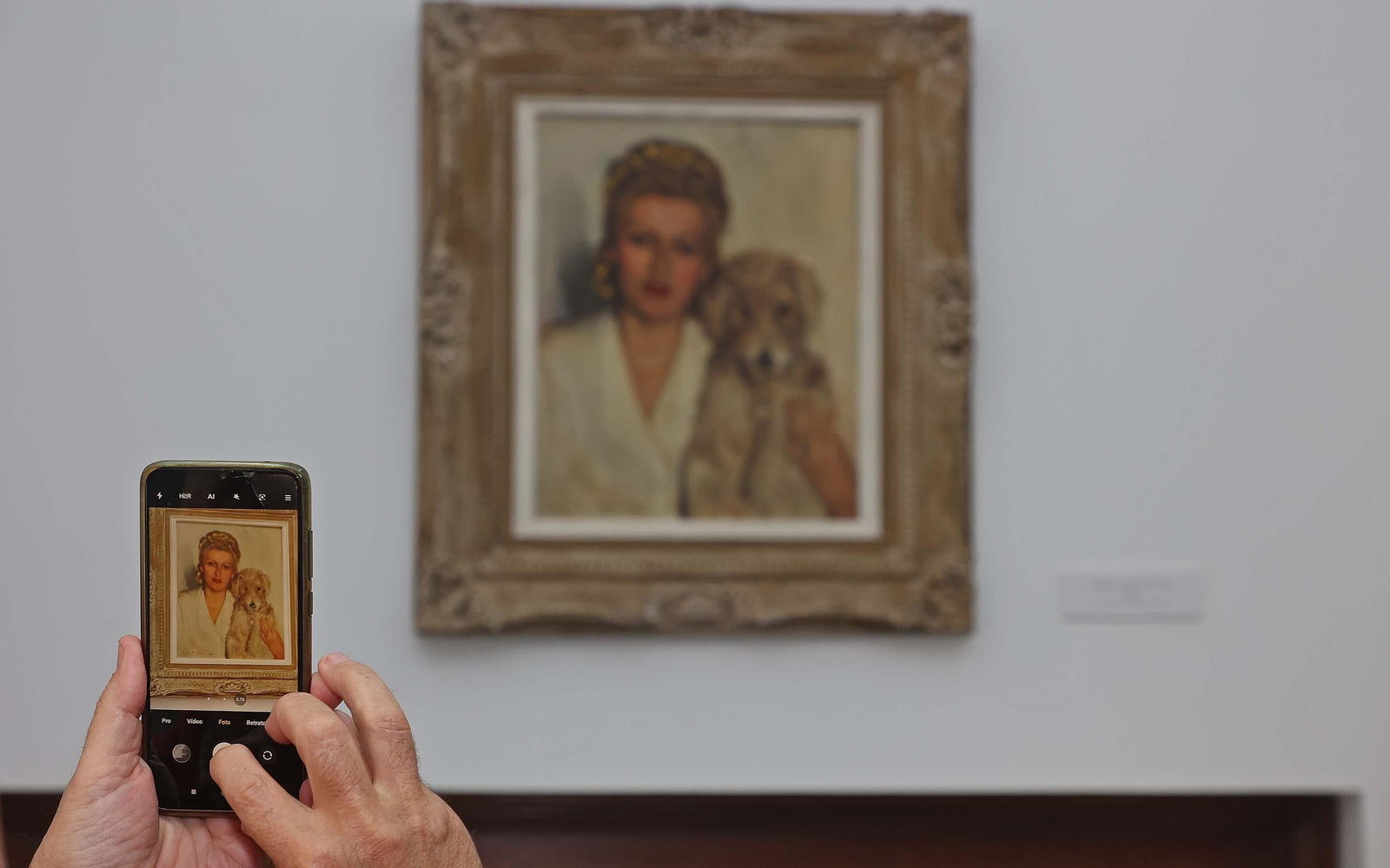 La donación del retrato realizado por Cruz Herrera, en imágenes