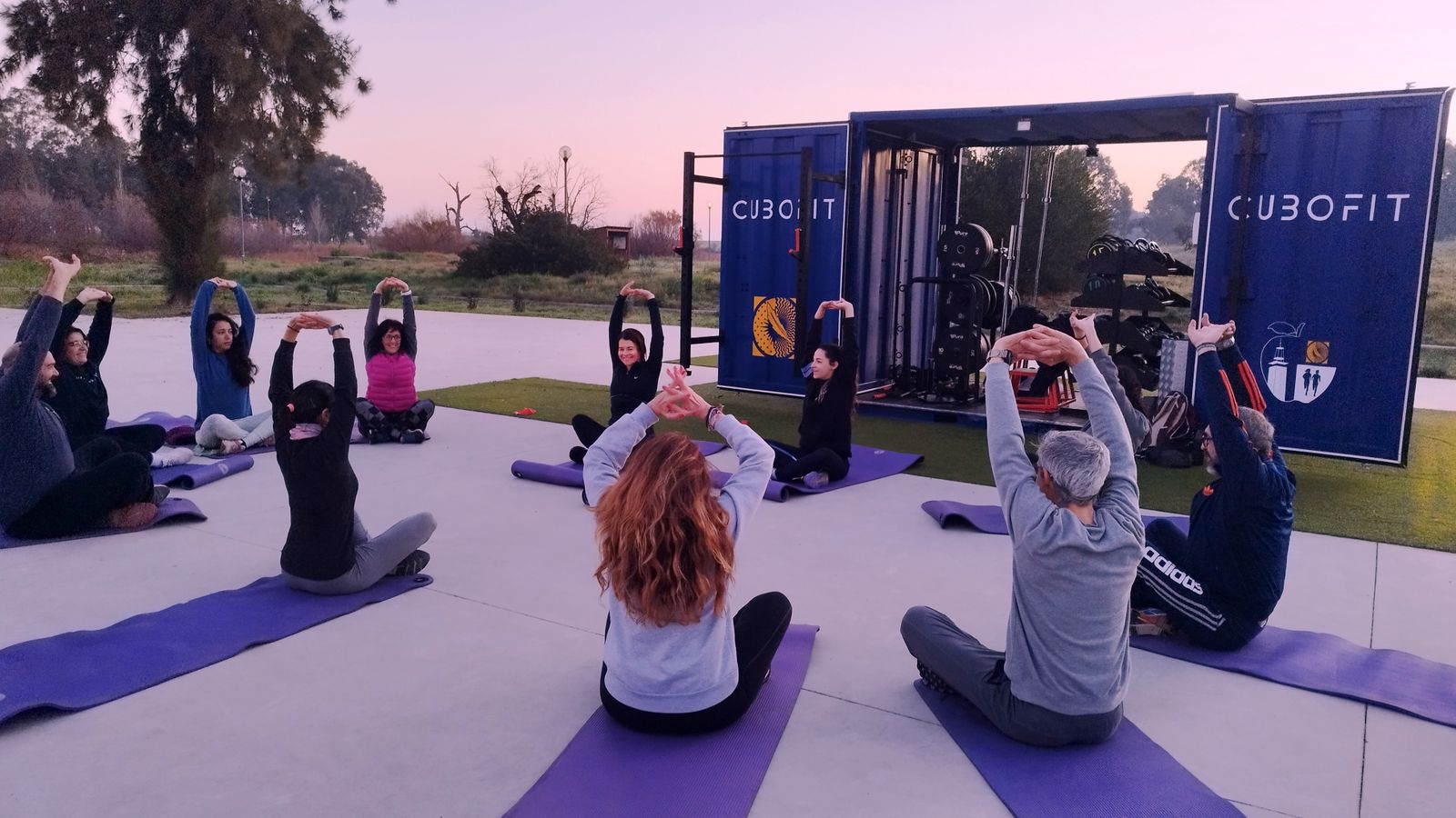 Programa 'X tu salud, Muévete' en el cubofit de la UPO