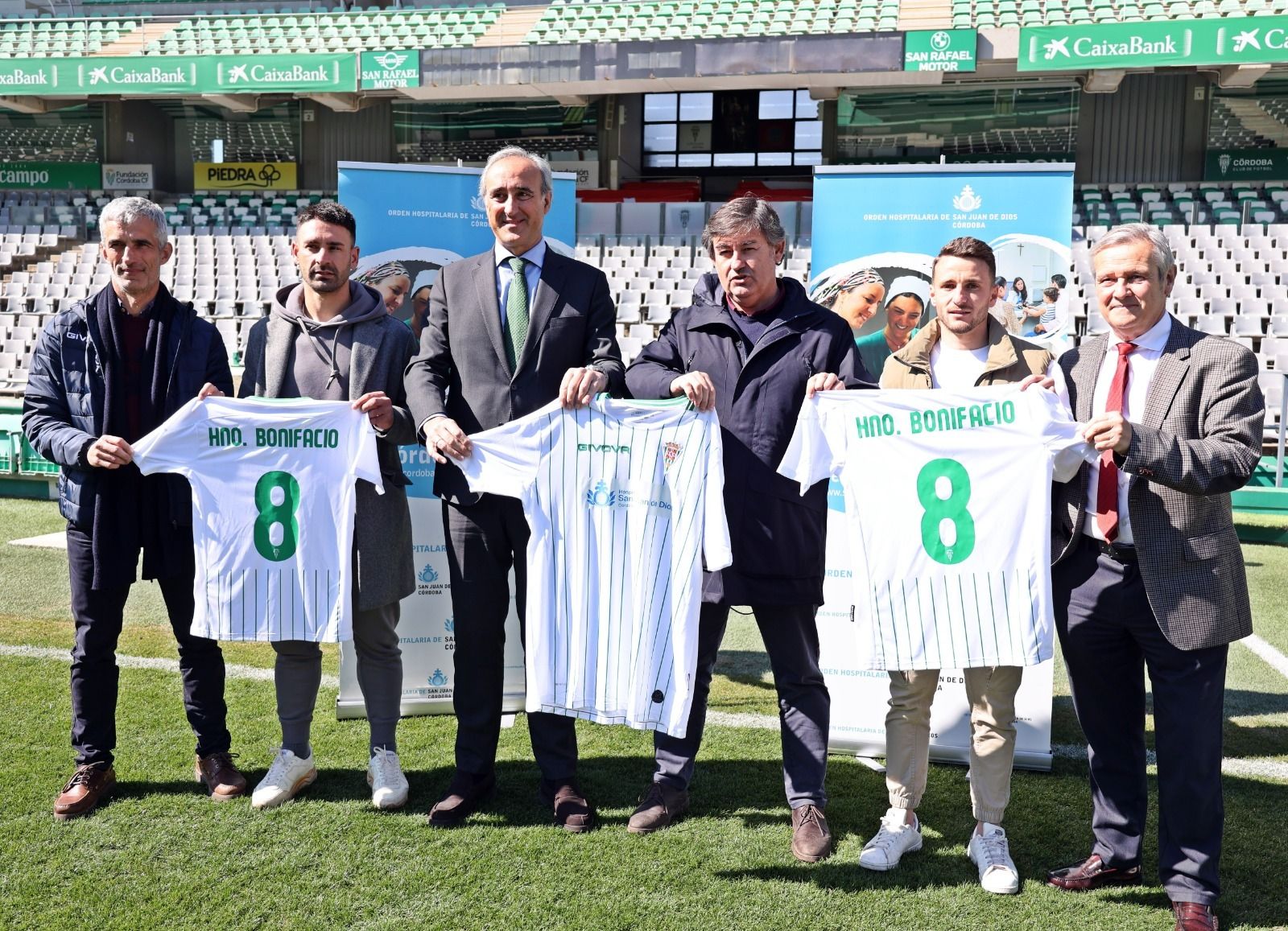Javier González Calvo y Horacio Pijuán, durante la presentación.