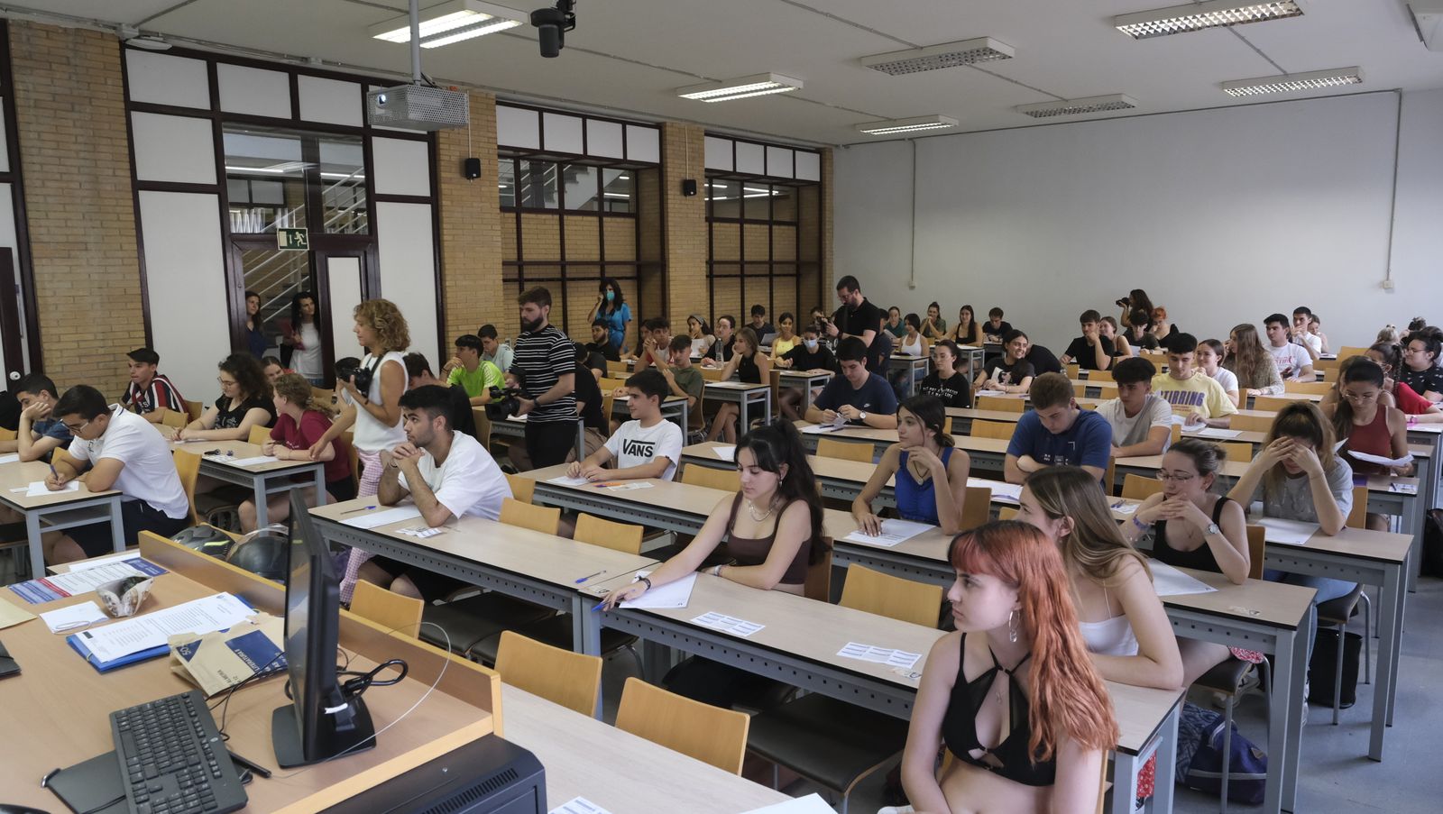 Imágenes de las pruebas de acceso de la PEvAU en la Universidad de Almería