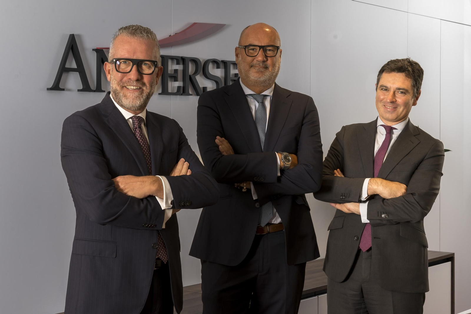 José Vicente Morote, Socio Director de Andersen; Emilio Martínez, ex fundador de MTA Legal, y José Miguel Soriano, Socio de Andersen y Director de la oficina de Málaga.