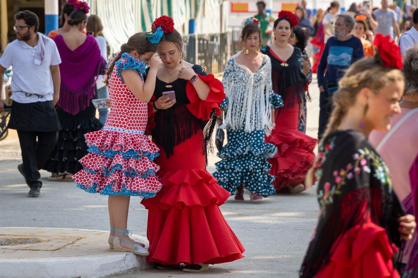 Búscate en las imágenes del sábado de Feria de El Puerto