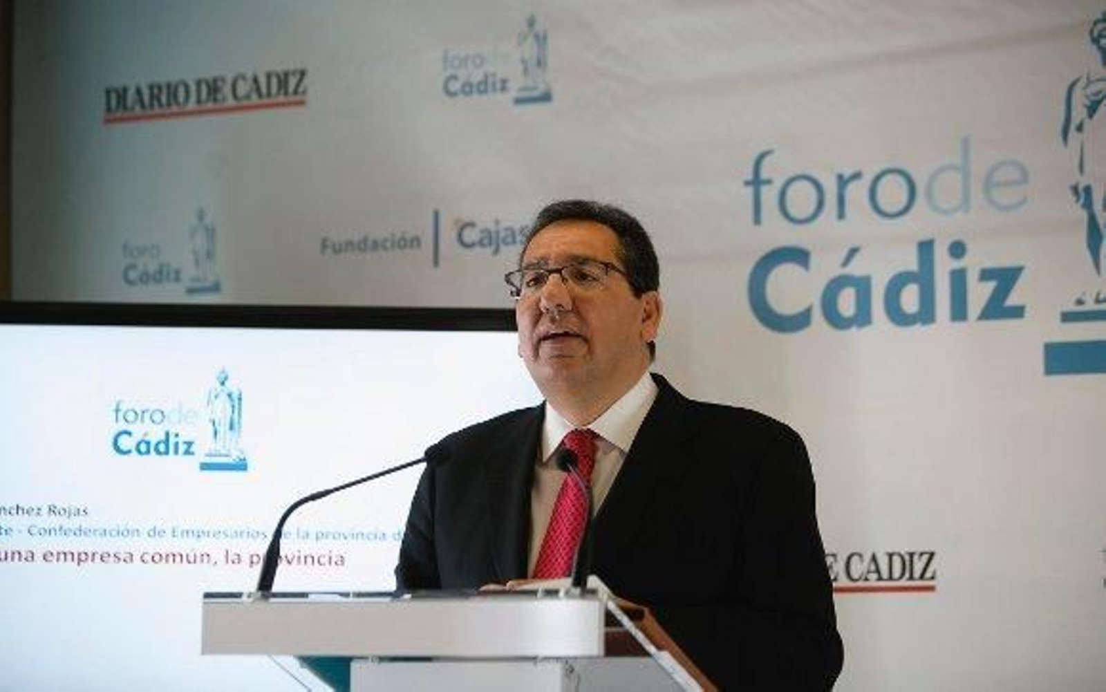 Antonio Pulido, ayer, en un momento de su intervención. 

Foto: Lourdes de Vicente