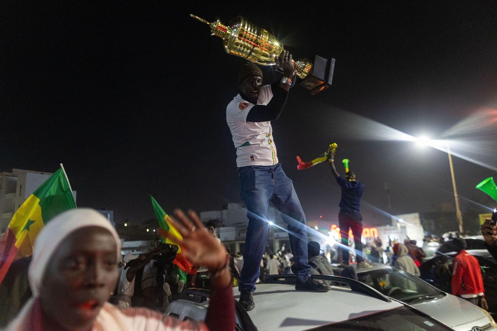 Las fotos de la final entre Marruecos y Senegal