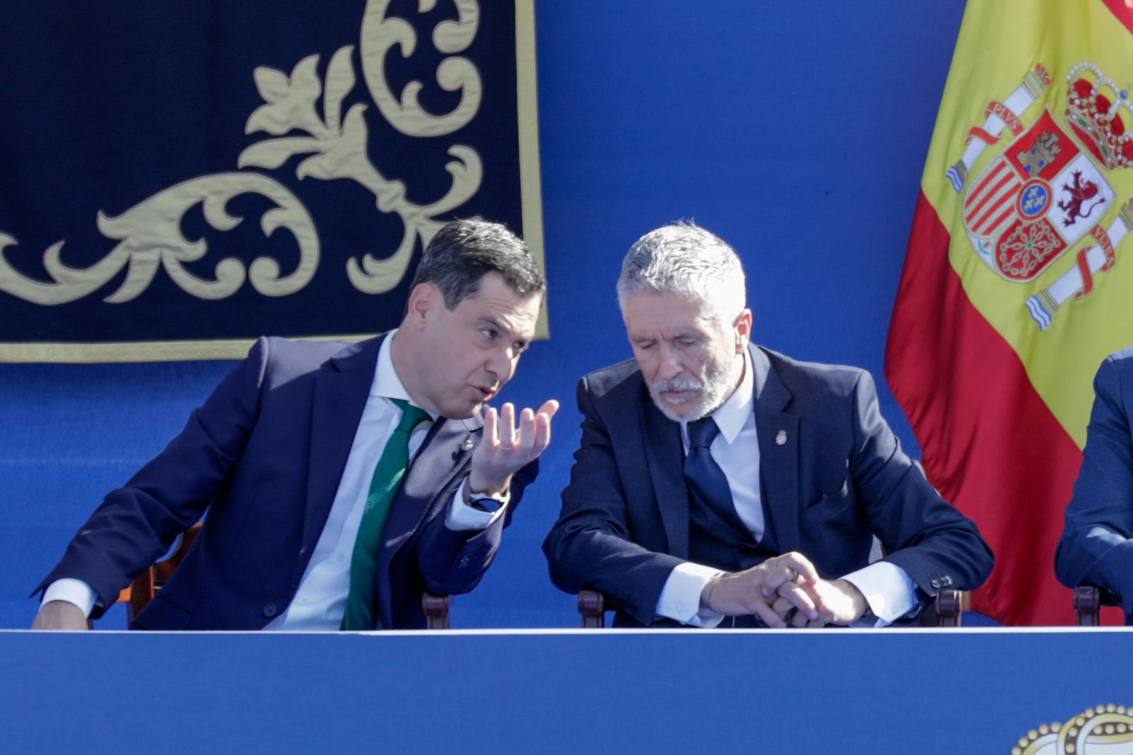Plaza de España. Día de la Policía Nacional