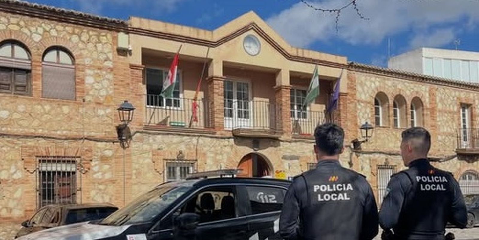 Agentes de la Policía Local de Iznalloz.