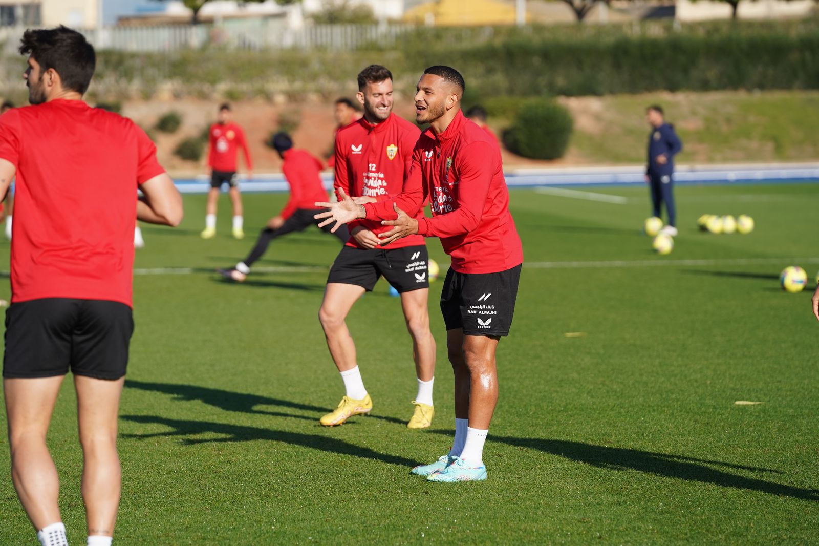 Así ha sido el entrenamiento del Almería este miércoles