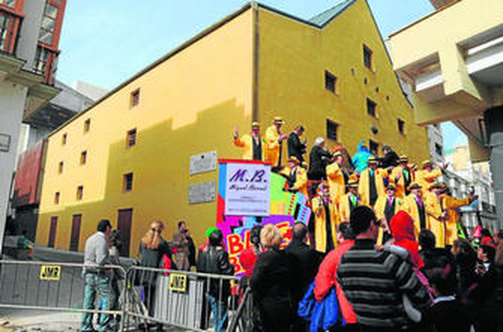 Imagen del carrusel de coros del Carnaval de 2010.