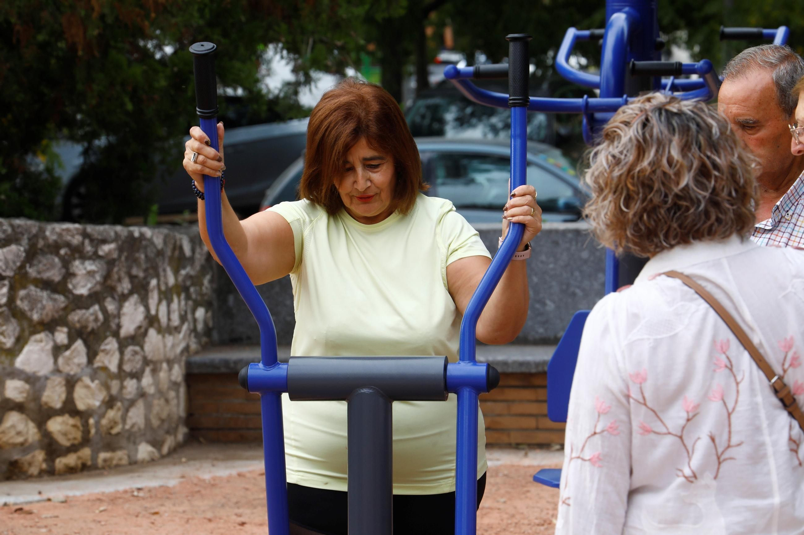 La inauguración del parque biosaludable de Levante, en imágenes