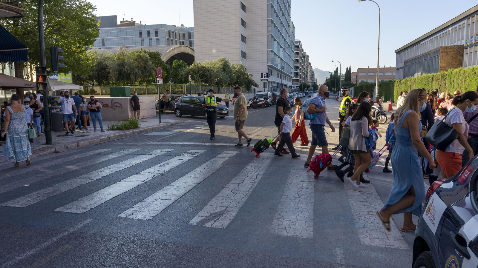 La vuelta al cole en Granada en imágenes