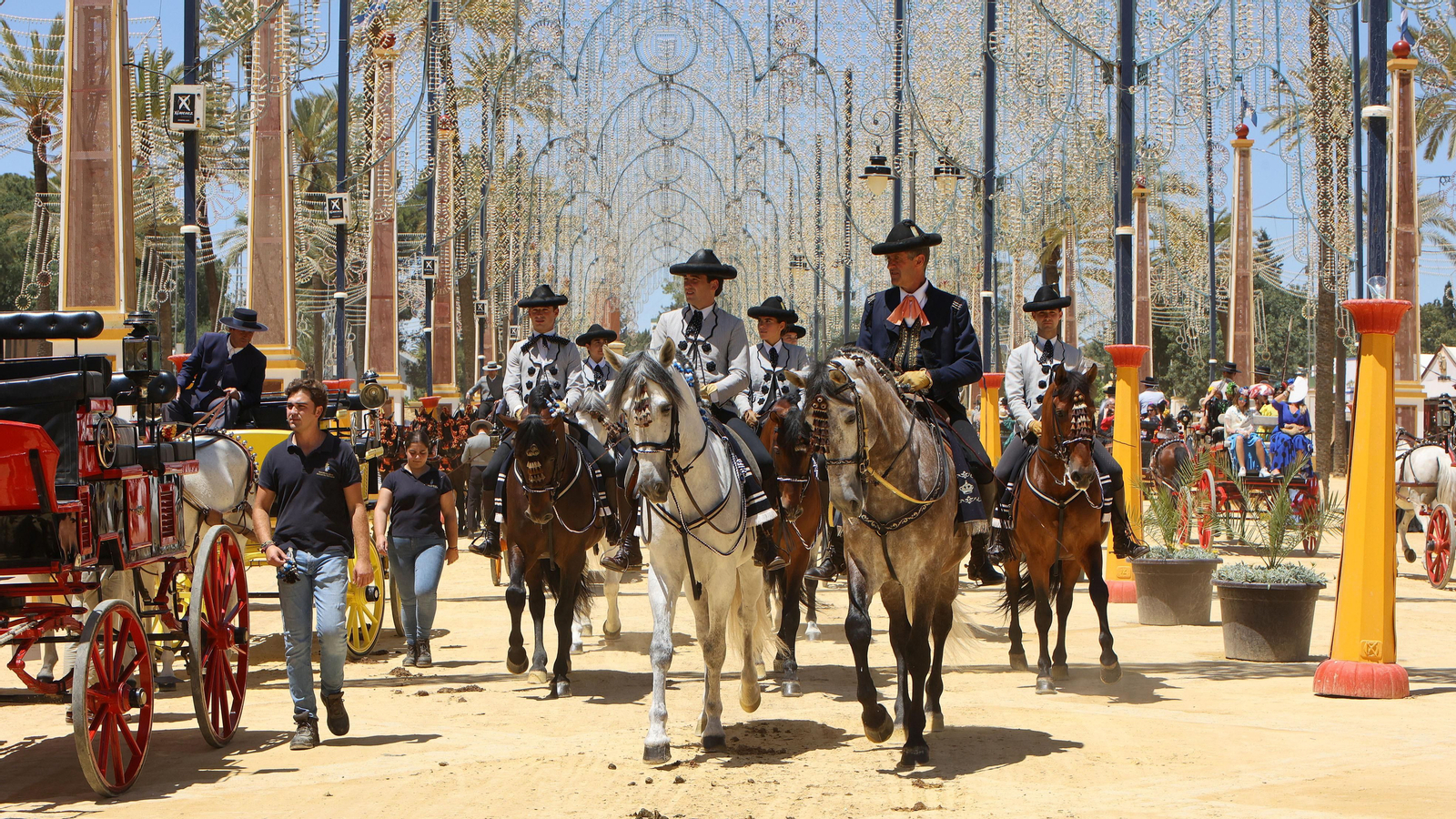 Imágenes del ambiente el miércoles en la Feria de Jerez 2024