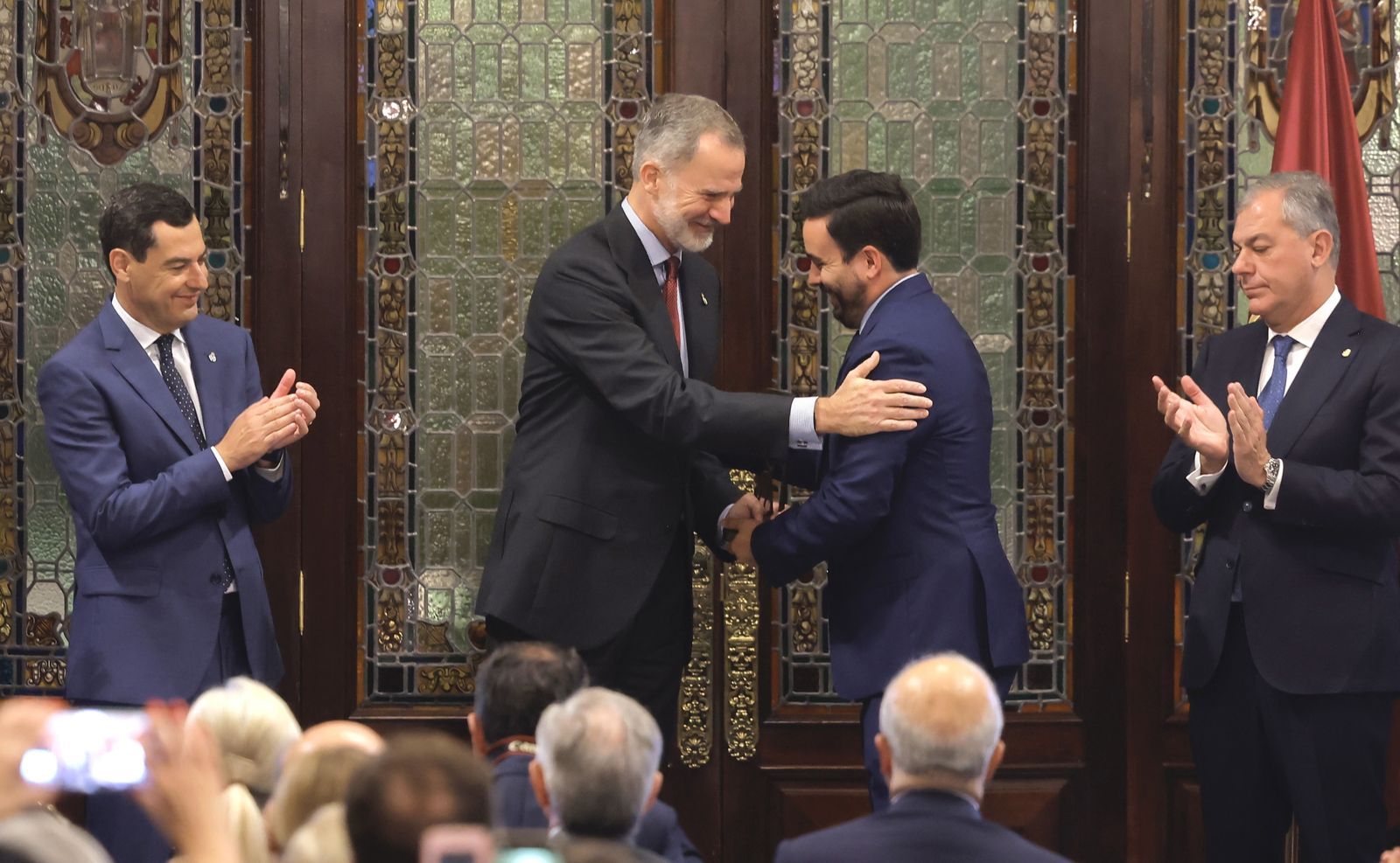 Su Majestad el Rey recibe el IX “Premio contra el Terrorismo Alberto Jiménez Becerril, todas las imágenes