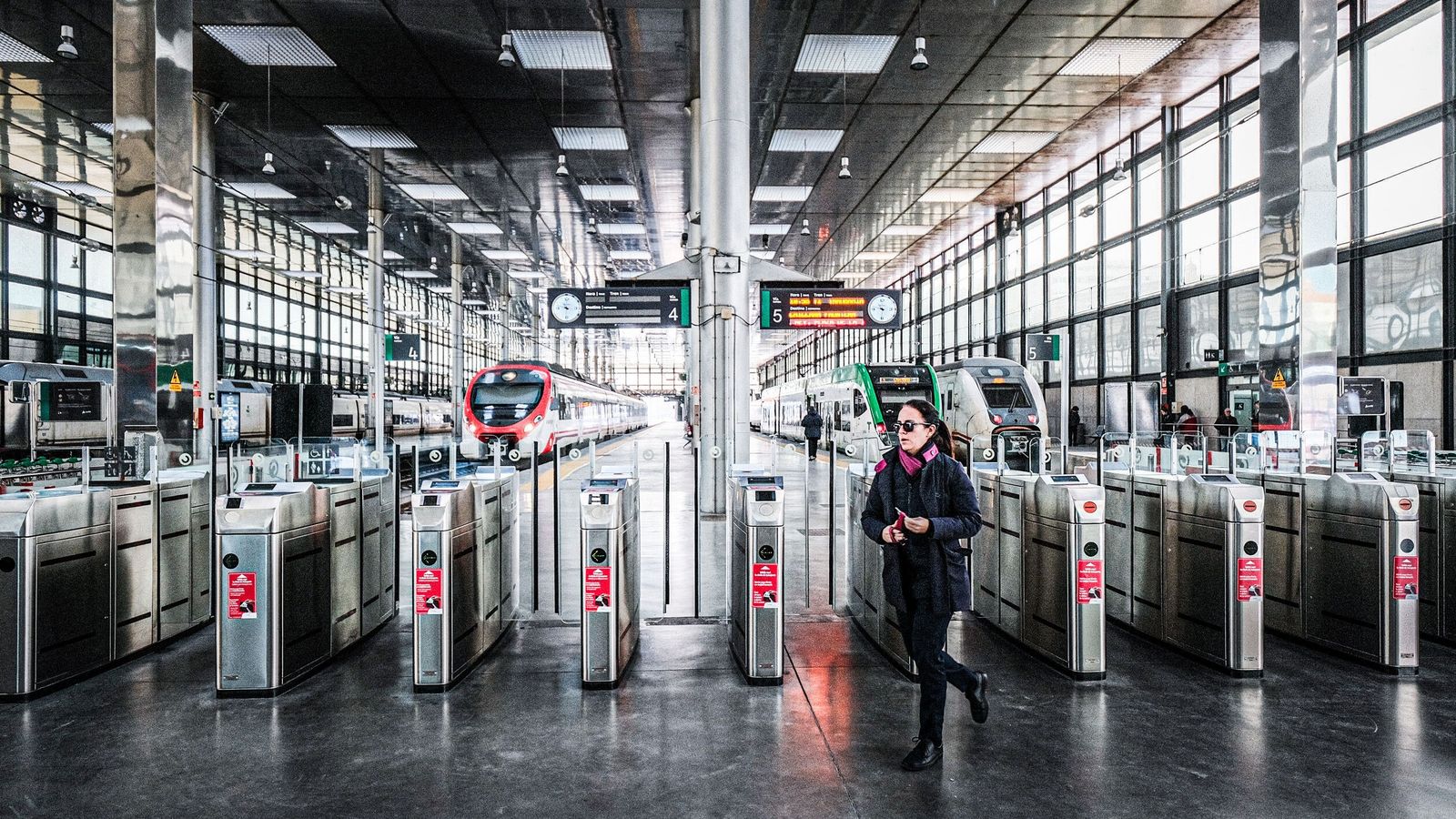 La terminal ferroviaria de Cádiz en una imagen de la semana pasada.