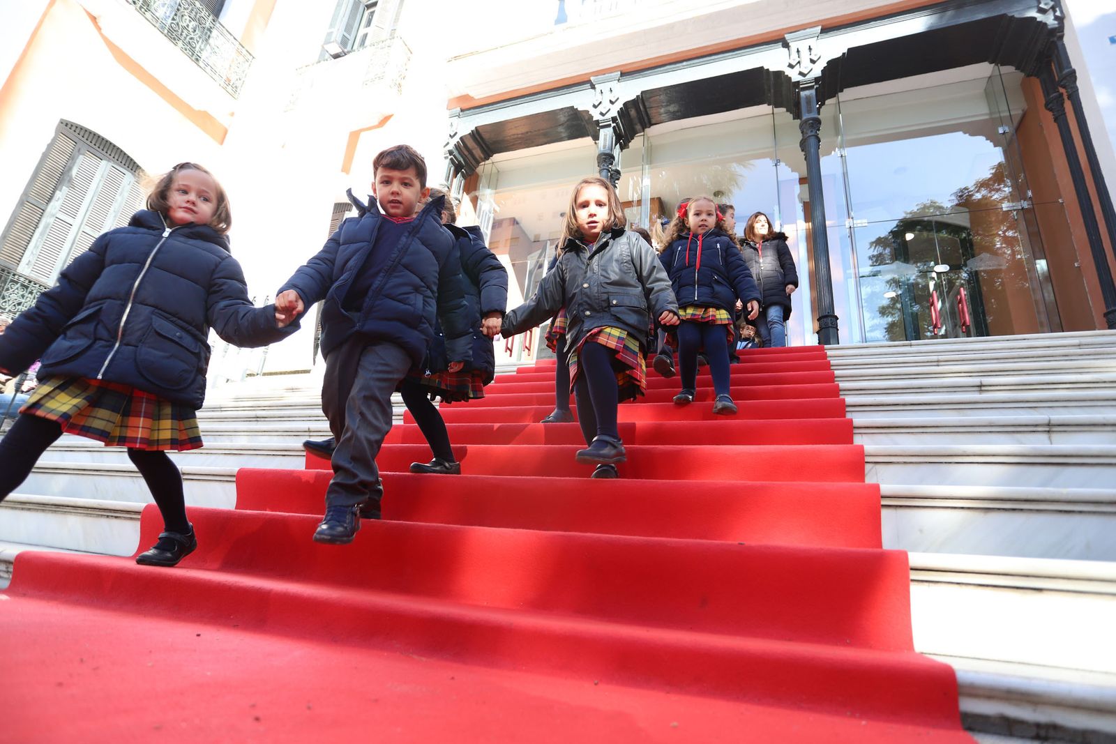 Imágenes de los mas pequeños disfrutando del Festival de Cine Iberoamericano de Huelva