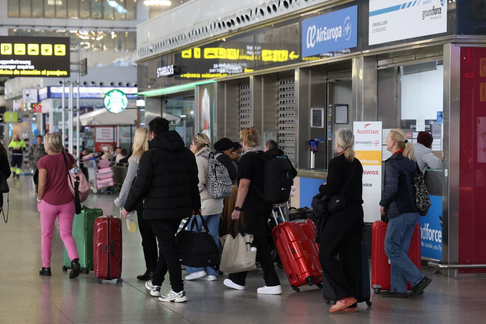El interior del aeropuerto de Málaga-Costa del Sol.