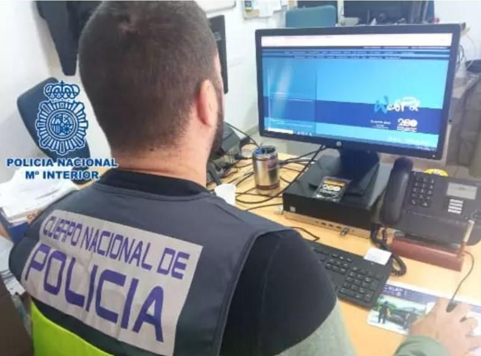 La Policía Nacional advierte de un aumento de denuncias por ciberestafas.
