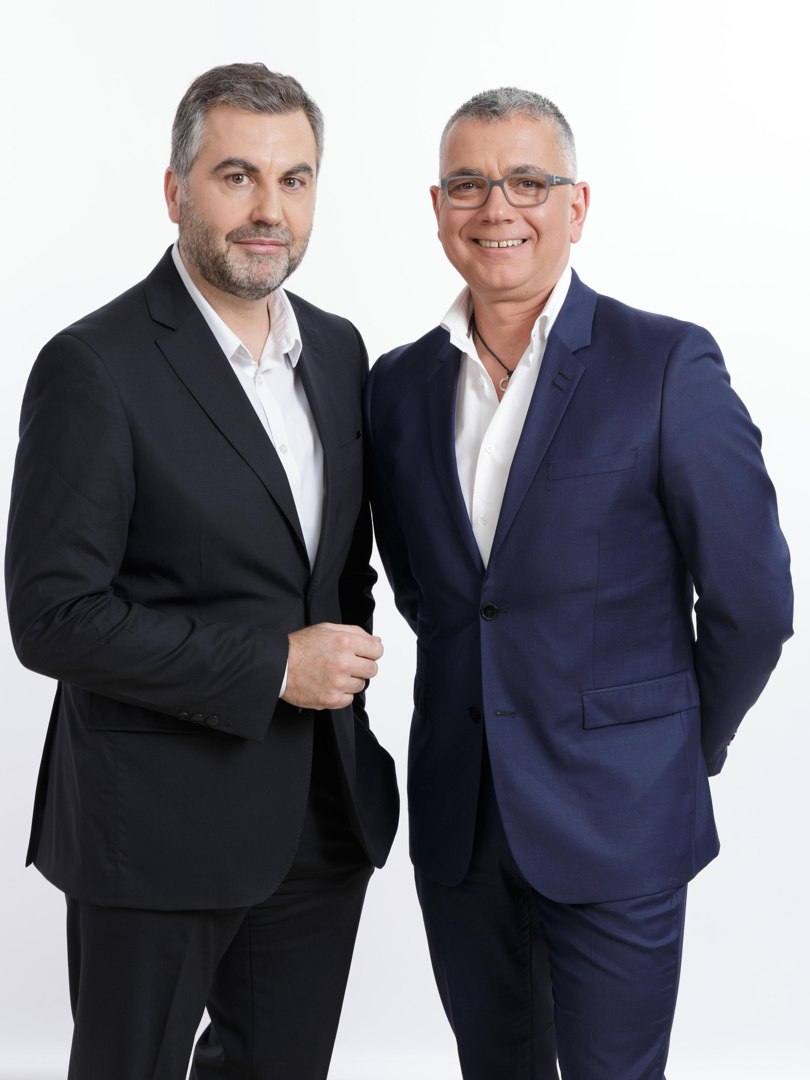 Los conductores de 'Más de uno': Carlos Alsina y Juan Ramón Lucas.