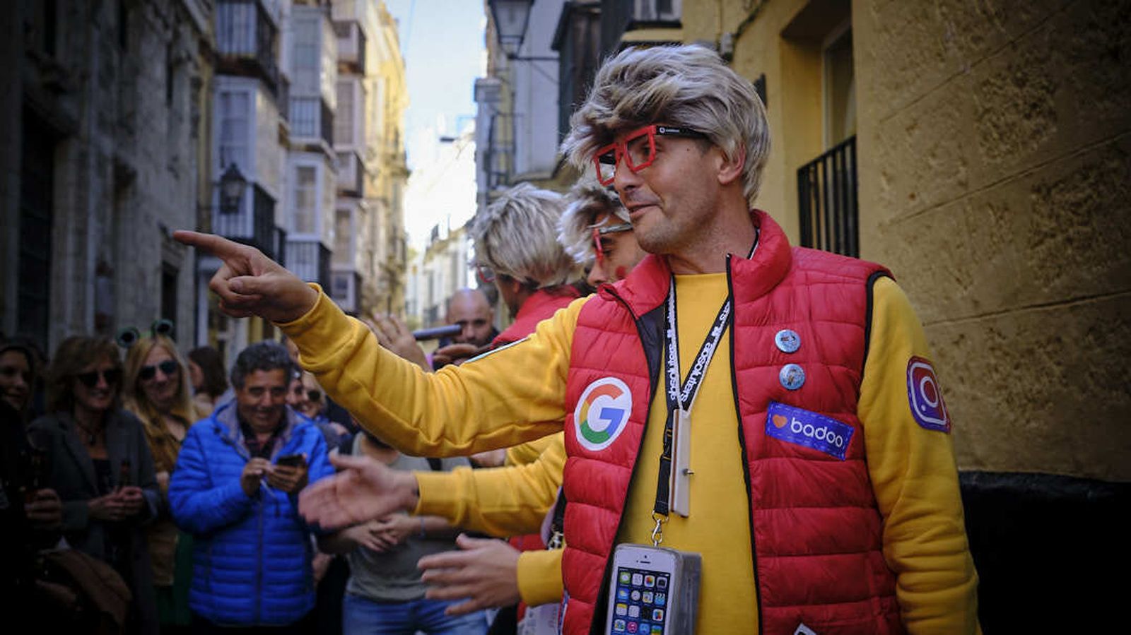 La chirigota 'Juventud, divino tesoro'