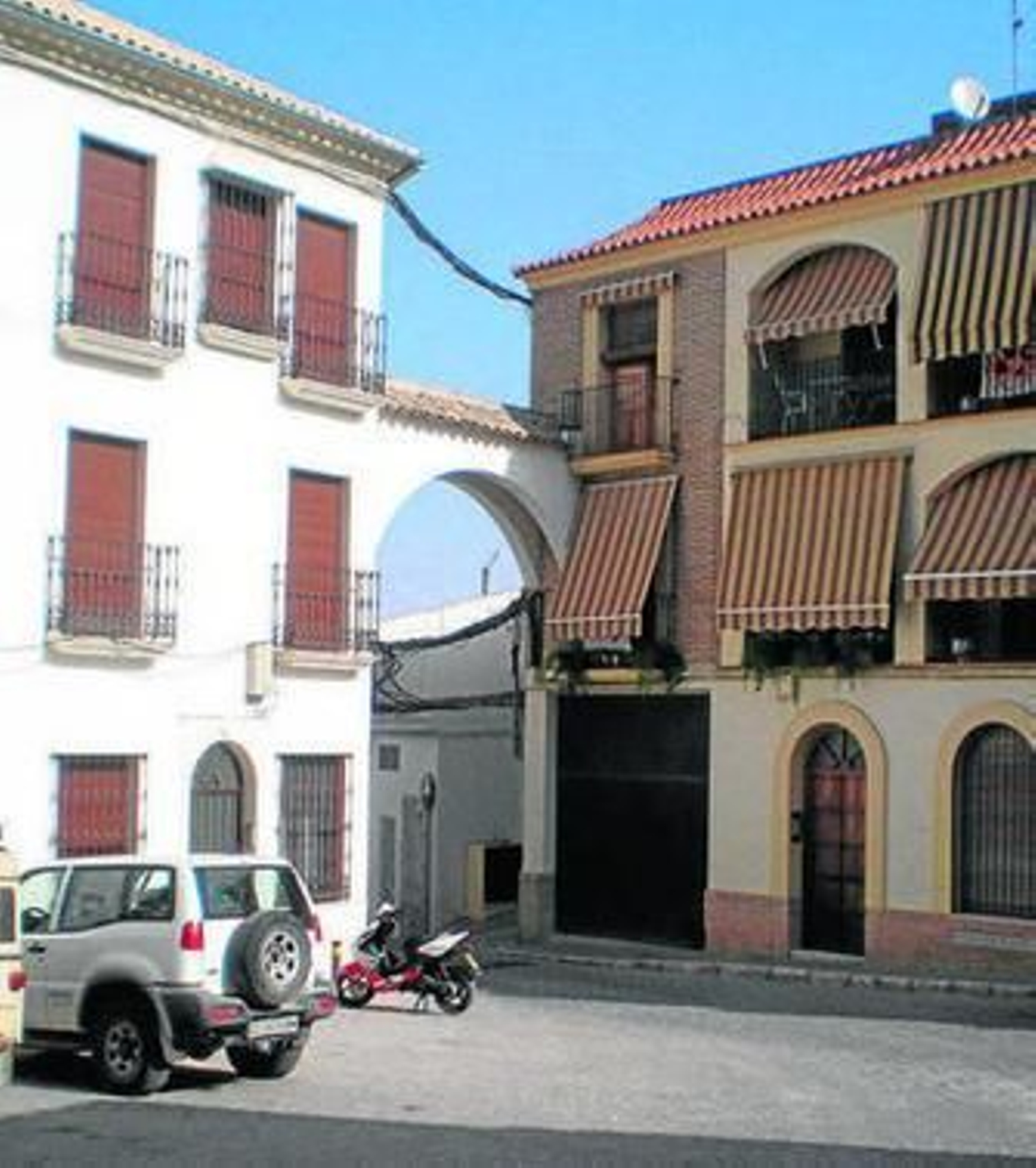 Detalle de la plazuela de Lara, donde se colocará el busto al poeta.
