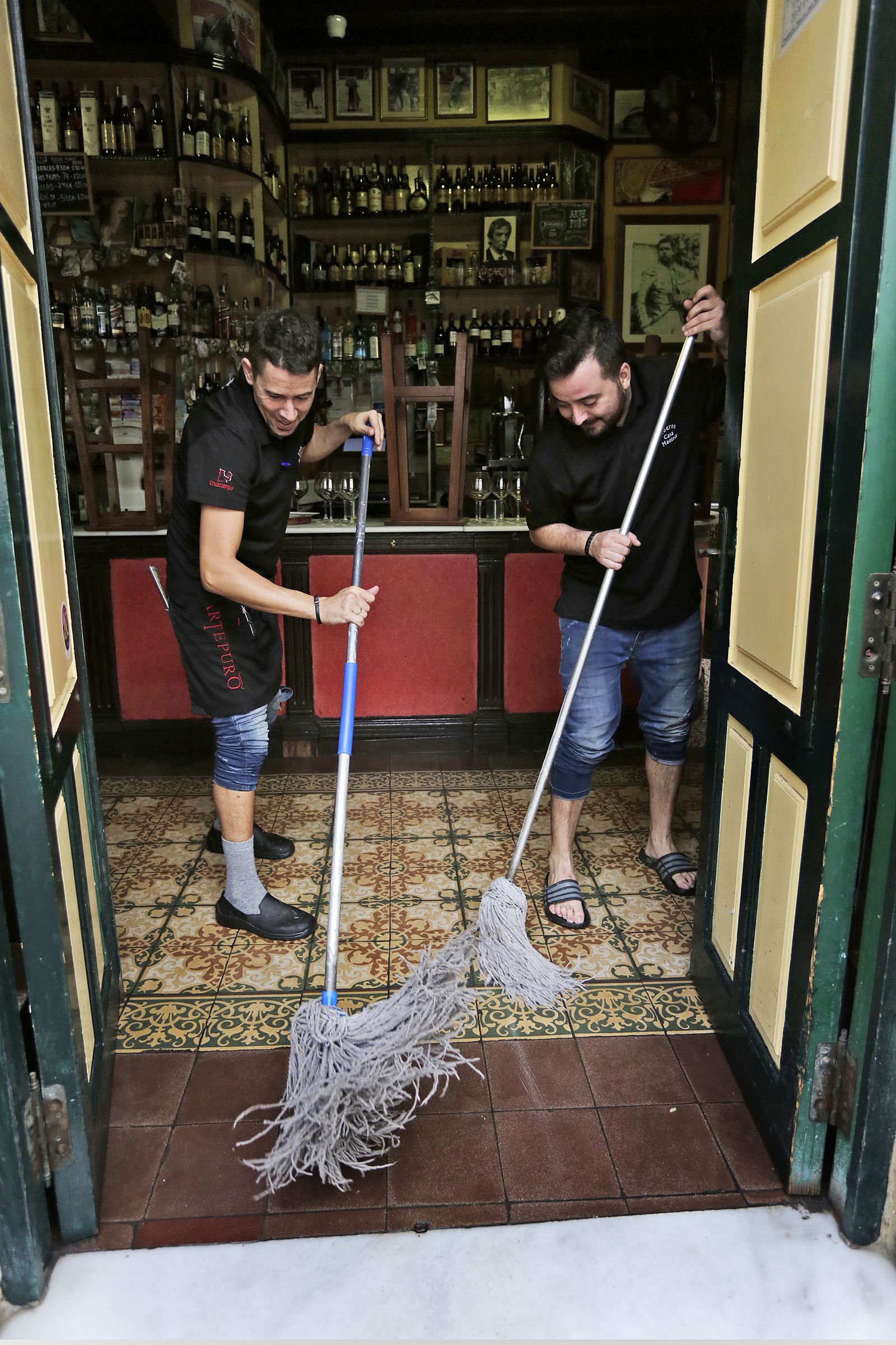 Los efectos de la tromba de agua en Cádiz