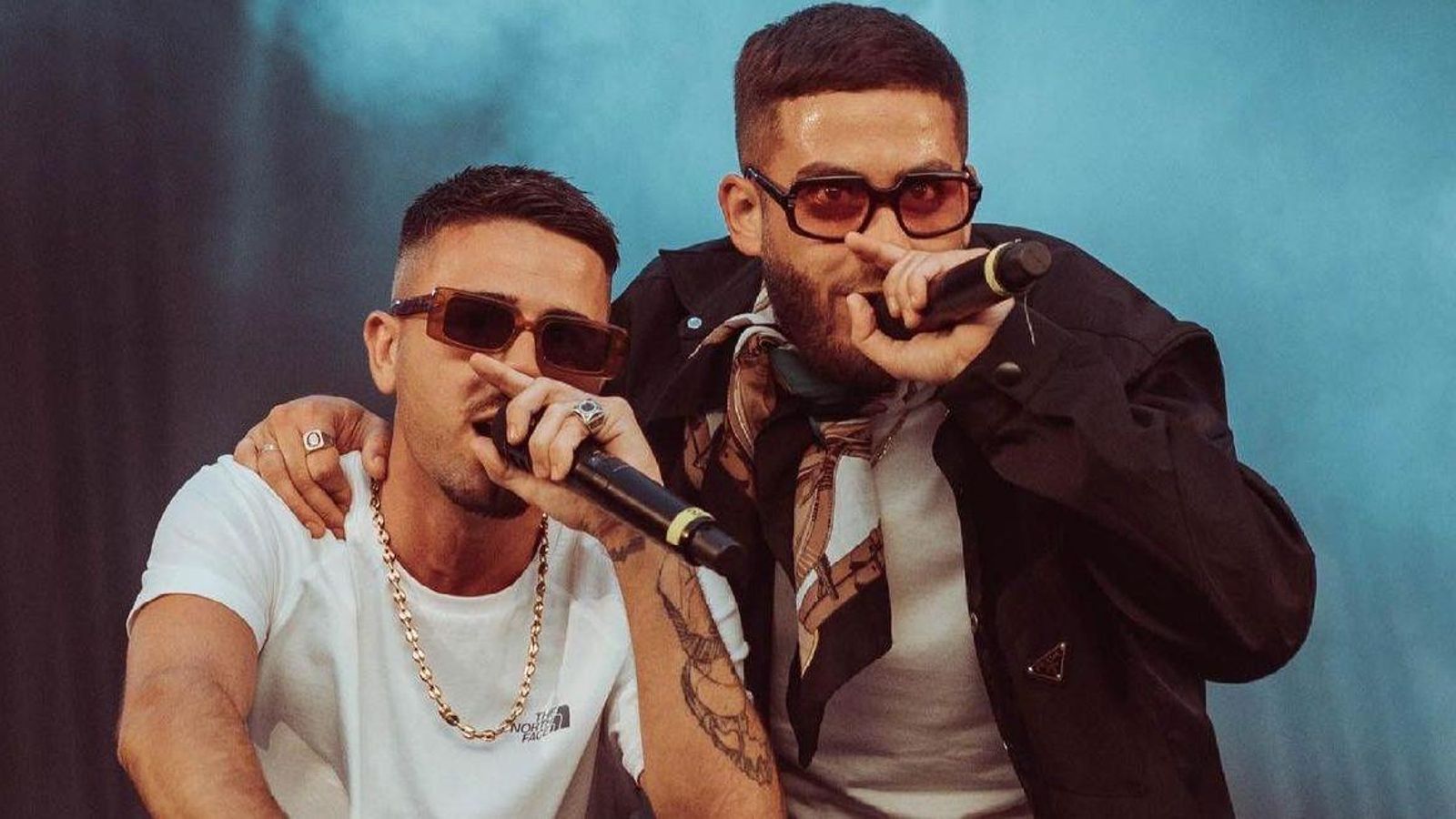 Easy-S y Delaossa en una actuación